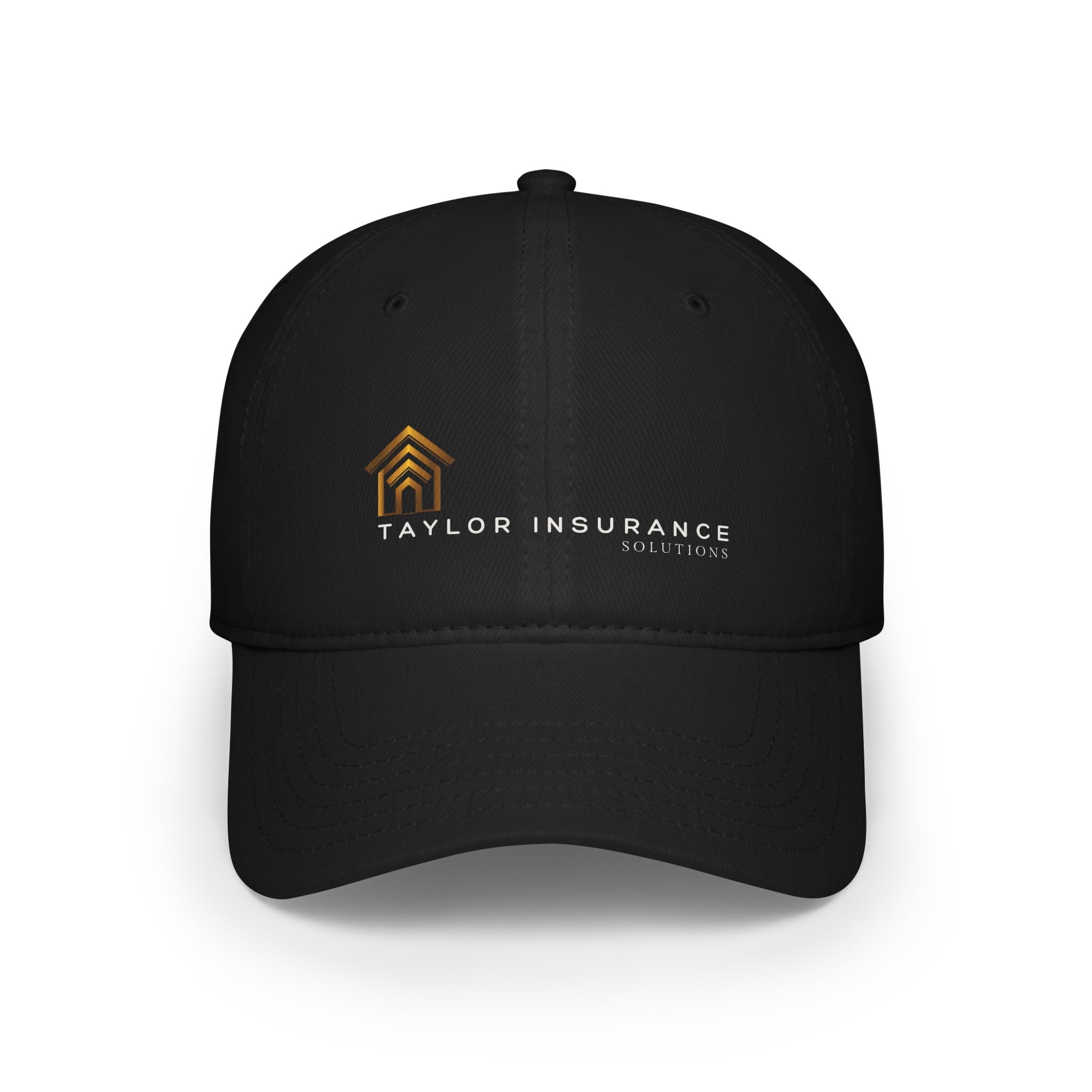 Low Profile Baseball Cap White Logo  - Monette Taylor