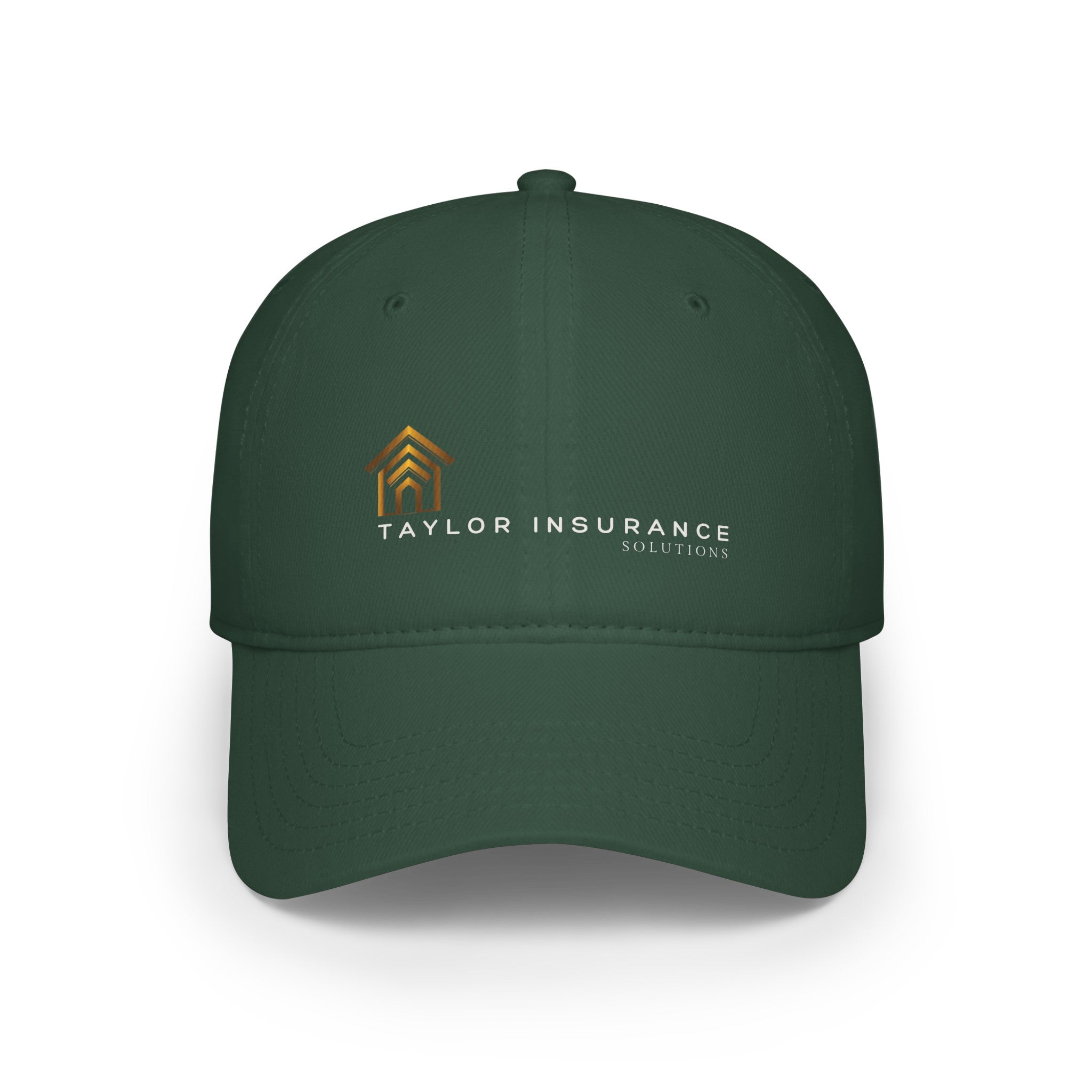 Low Profile Baseball Cap White Logo  - Monette Taylor