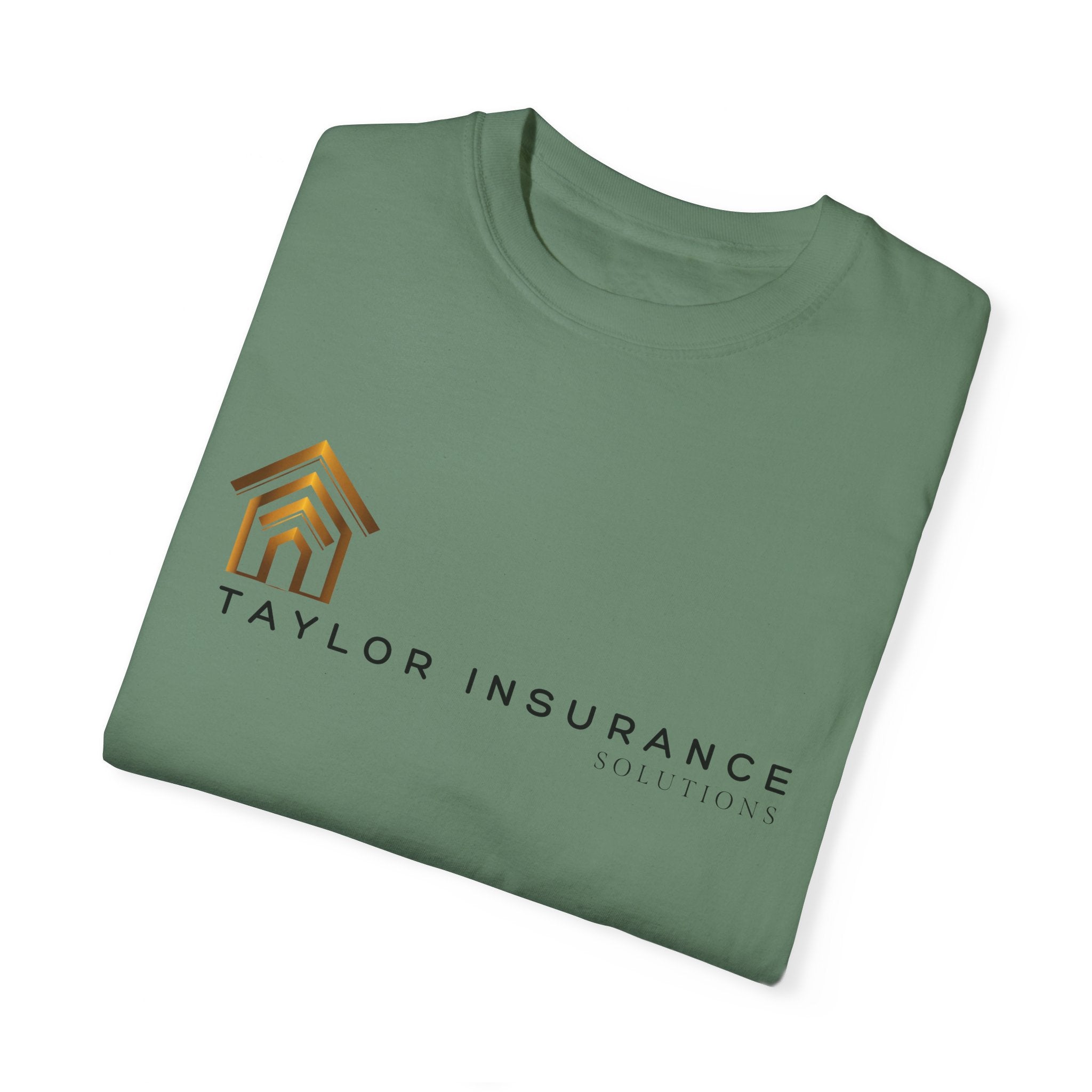 Unisex Garment-Dyed T-shirt Black Logo - Monette Taylor