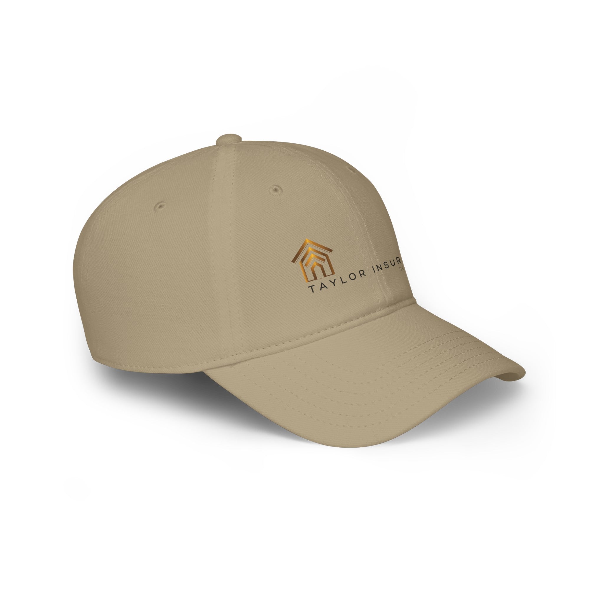 Low Profile Baseball Cap Black Logo  - Monette Taylor