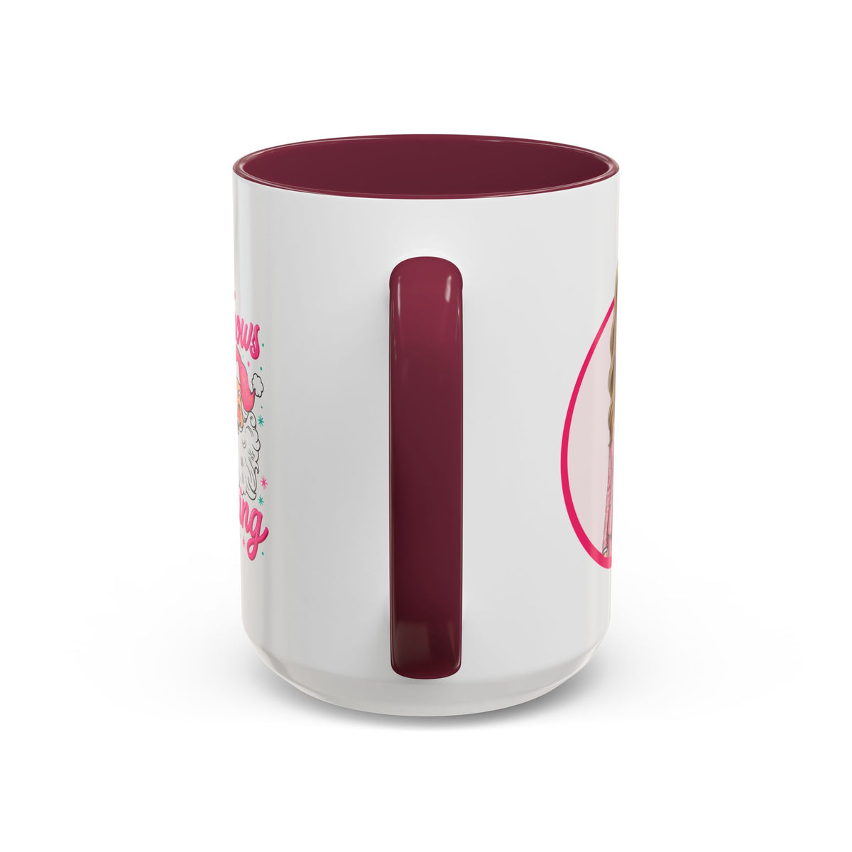 He Knows When You’re Not Ranking Funny Santa Mug with Caricature