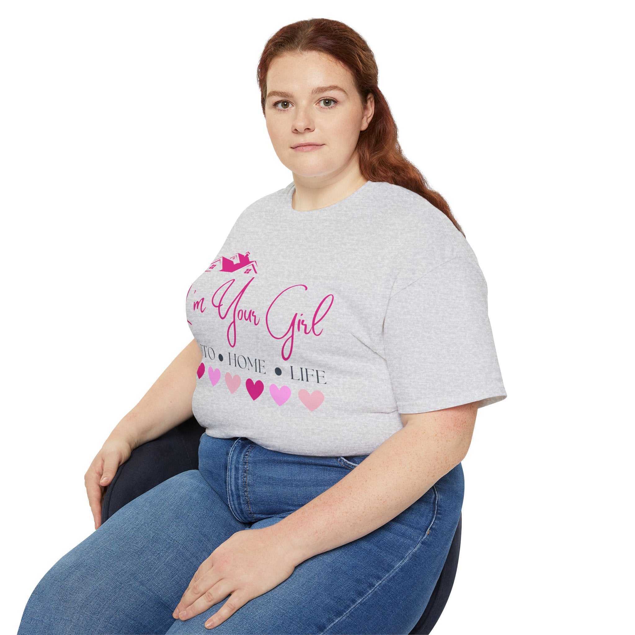 Insurance Agent Line Unisex Ultra Cotton Tee - I'm your girl Barbie pink