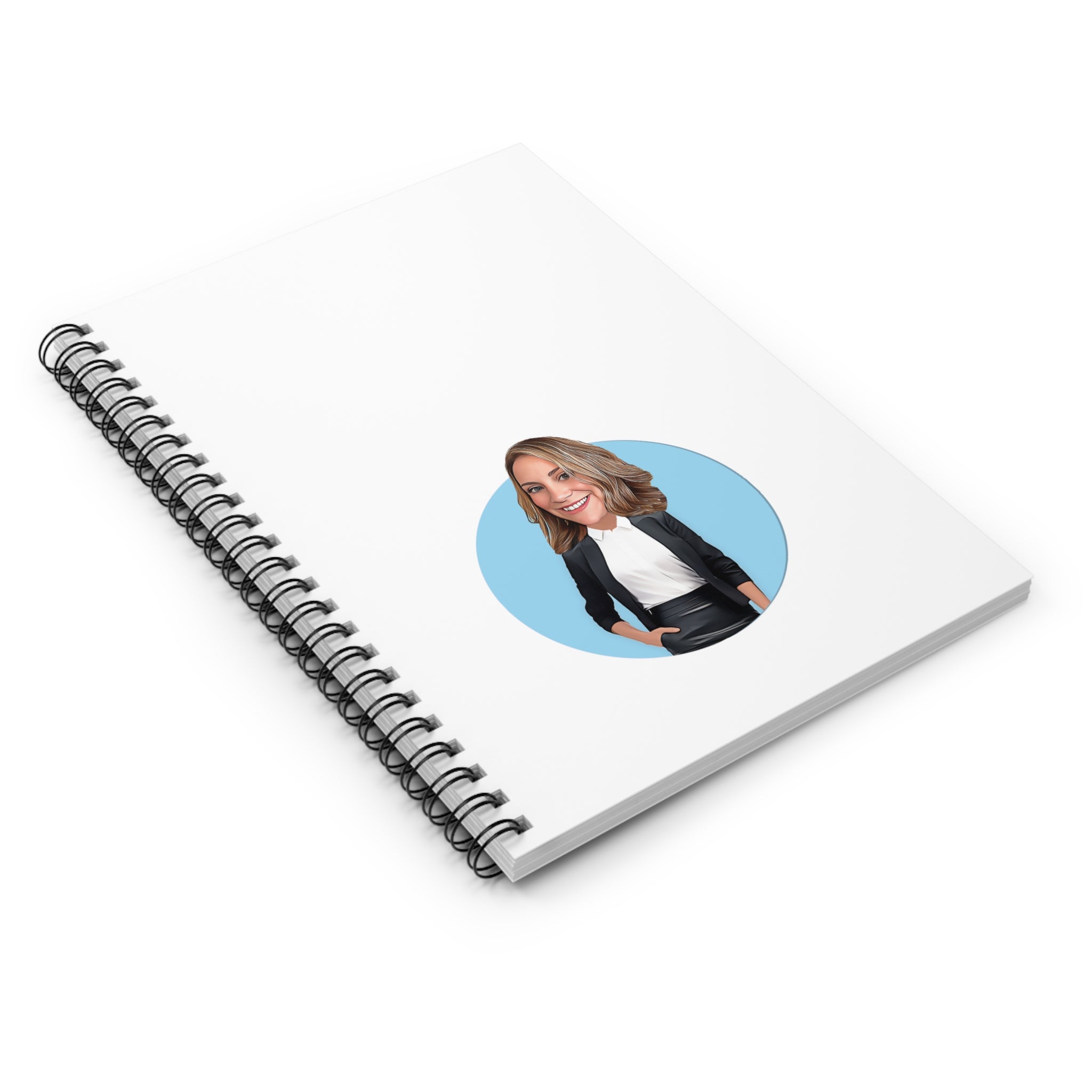 Kevin Purdy Agency  Caricature Spiral Notebook - Nicole