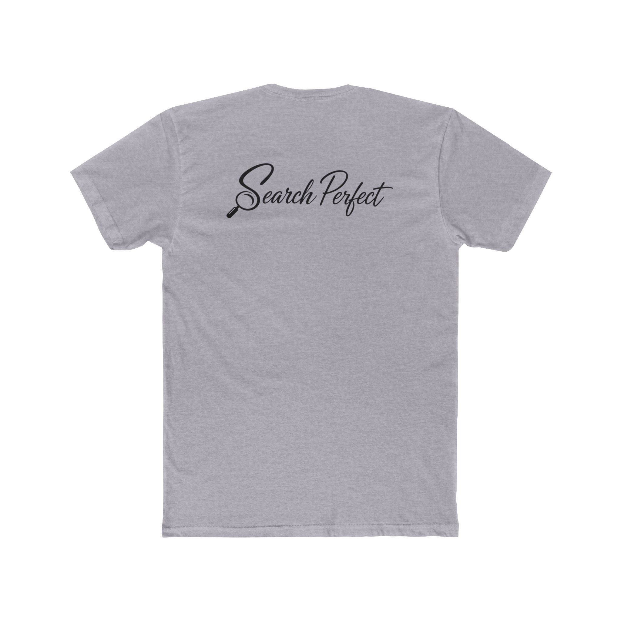 Search Perfect T-Shirt — Minimalist Script Back Logo Tee