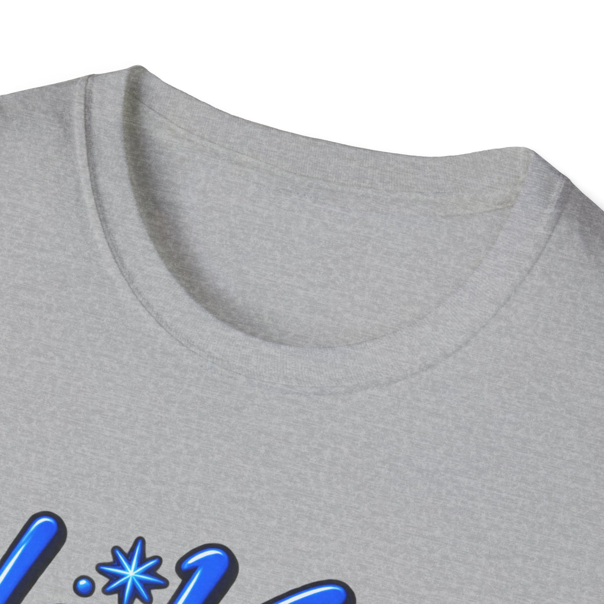 He Knows When You Are Not Covered Santa Christmas T-Shirt - Blue Black