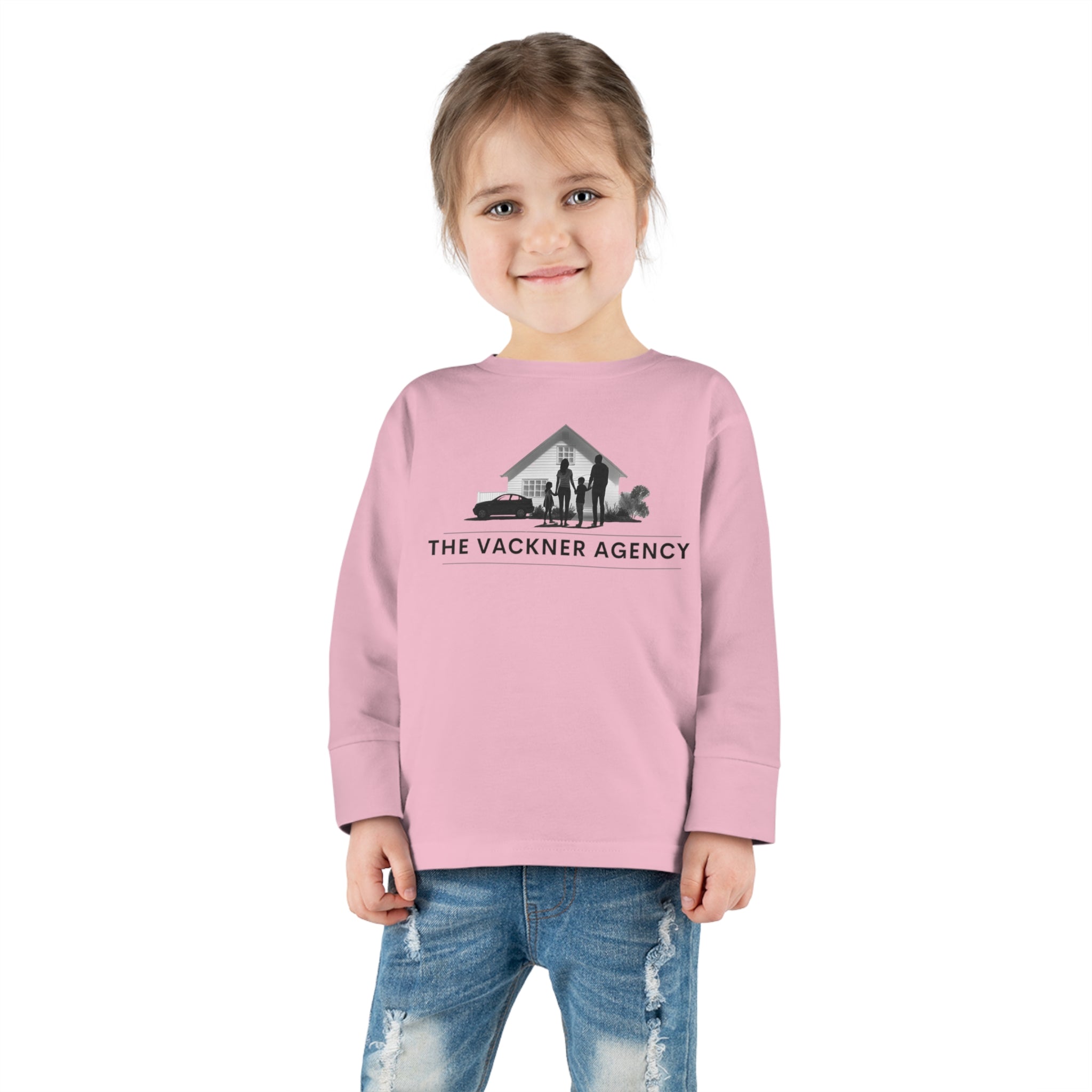 Melissa Vackner Agency Logo Toddler Long Sleeve Tee