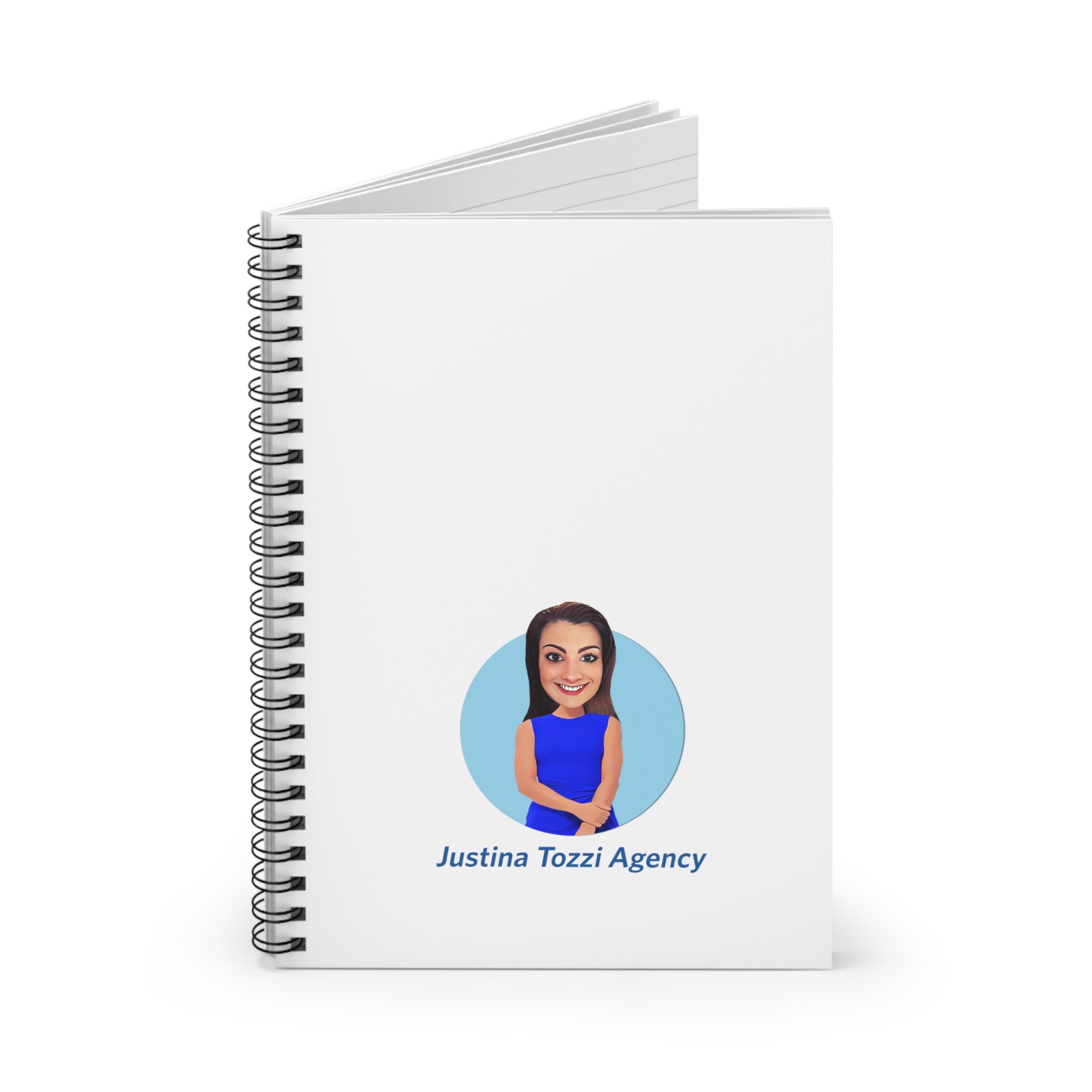 Justina Tozzi Agency  Caricature Spiral Notebook - Lauren