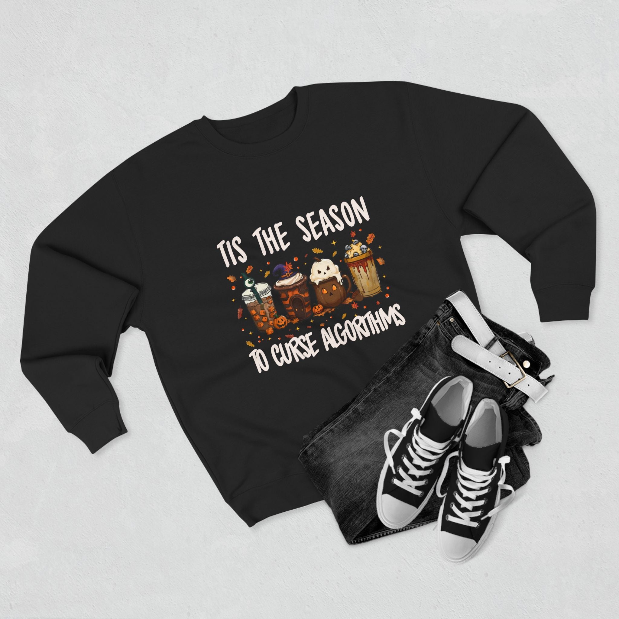 Tis the Season Marketing Unisex Crewneck Sweatshirt, Casual Gift, Halloween Apparel, Office Humor Clothing, Relaxed Fit Sweatshirt