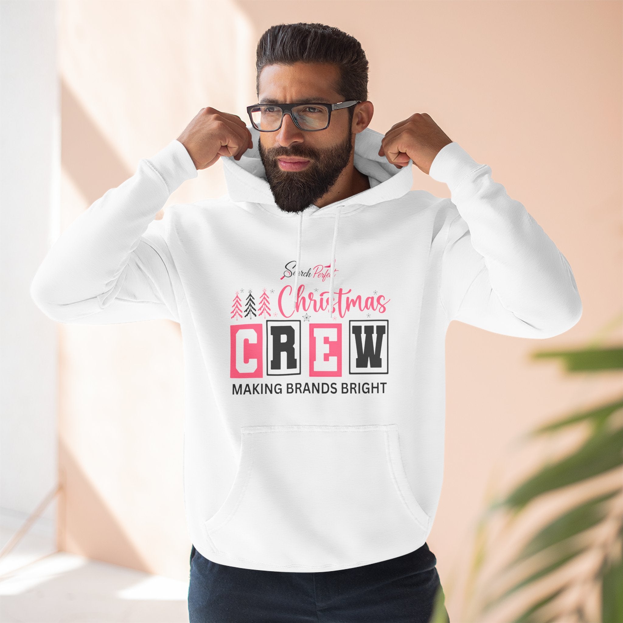 Christmas Crew Hoodie — Holiday Team Sweatshirt (Making Brands Bright)