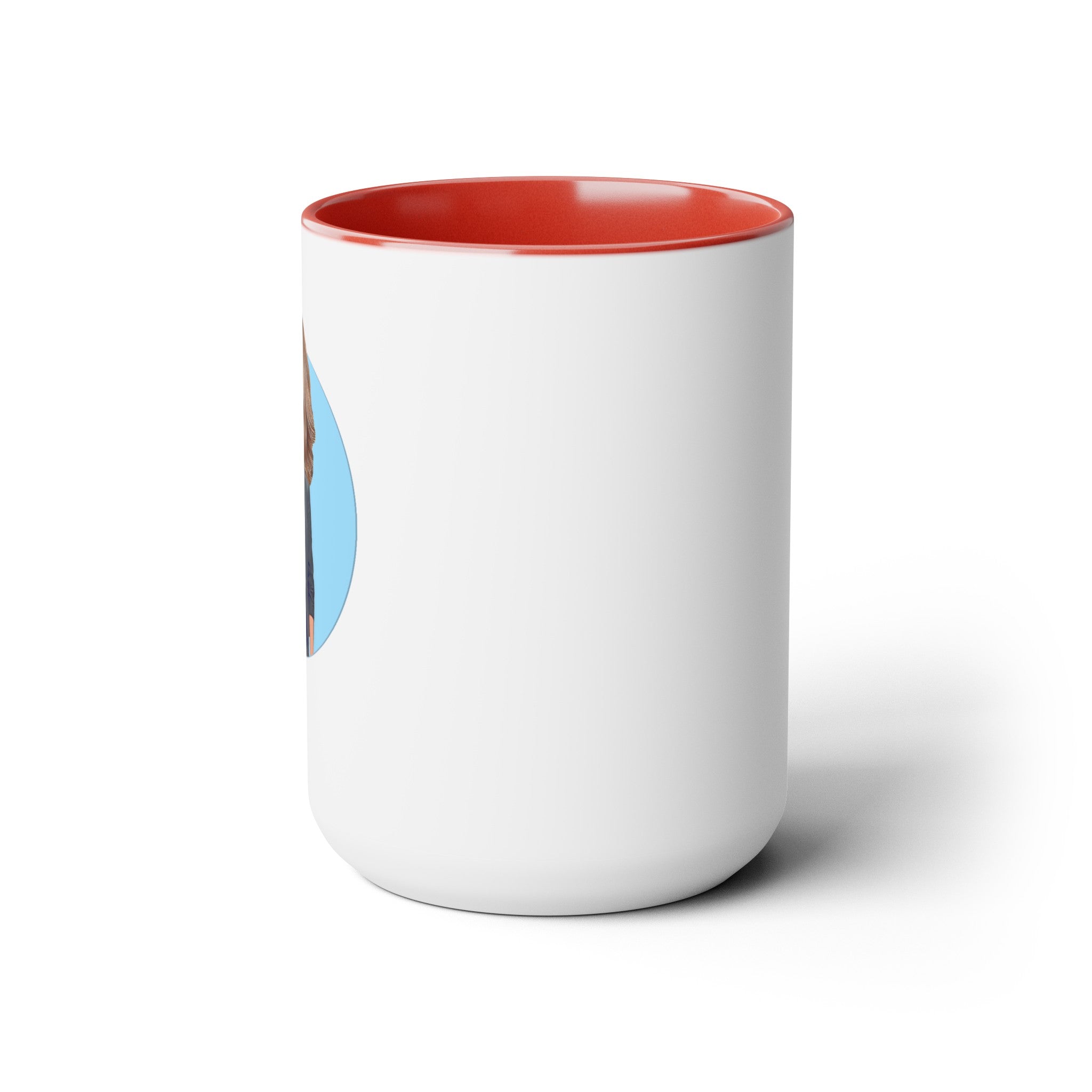 Kevin Purdy Agency  Caricature Two-Tone Coffee Mugs, 15oz - Nicole