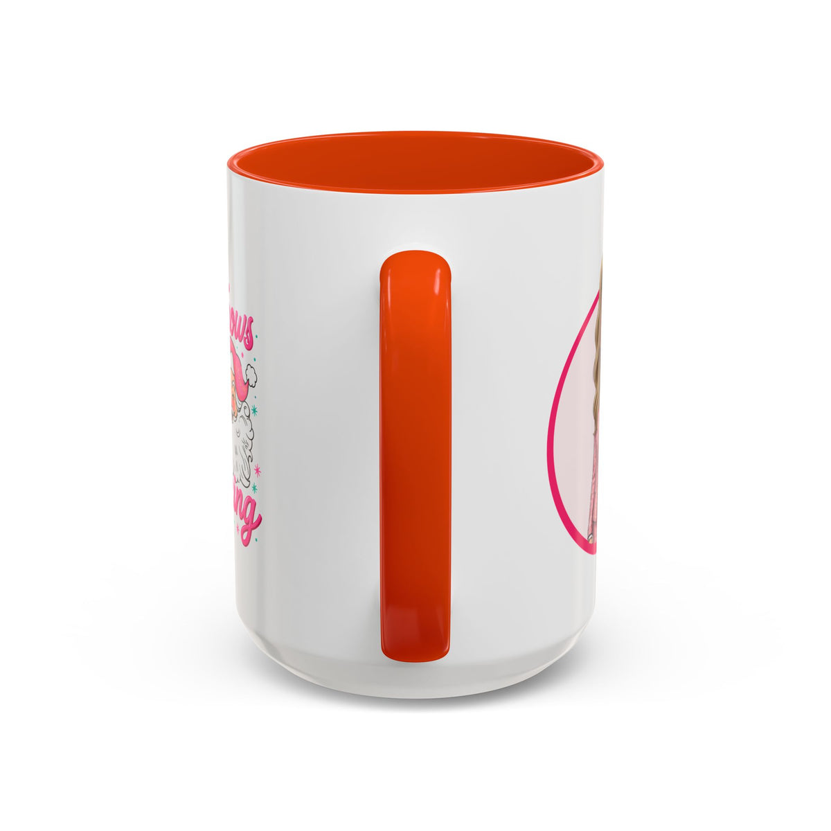 He Knows When You’re Not Ranking Funny Santa Mug with Caricature