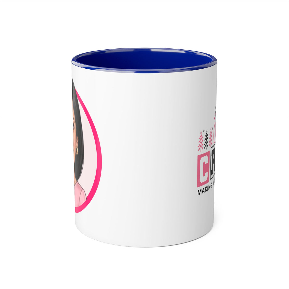 Rosa  Caricature Portrait Accent Mug — Search Perfect Caricature Christmas