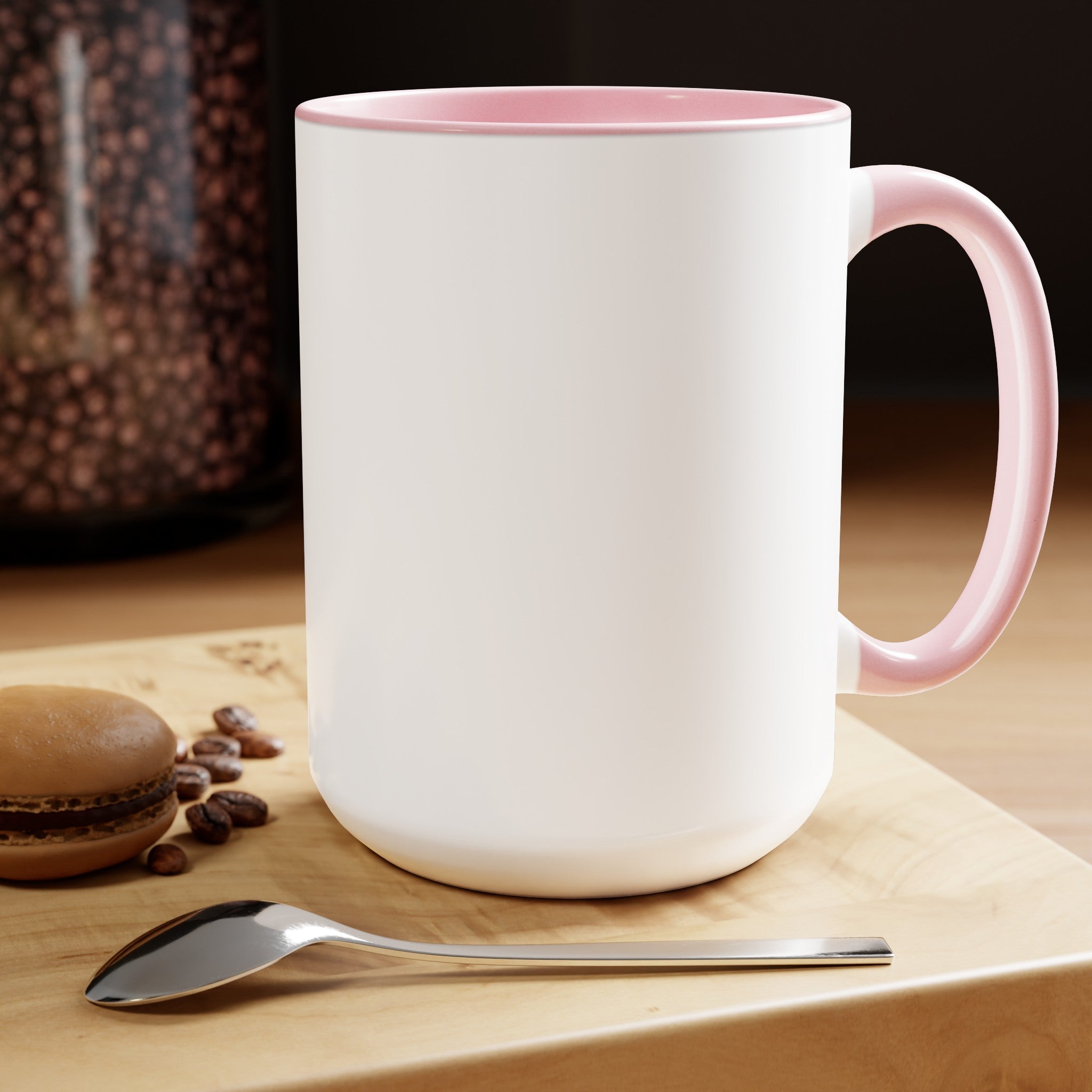 Kevin Purdy Agency  Caricature Two-Tone Coffee Mugs, 15oz - Nicole