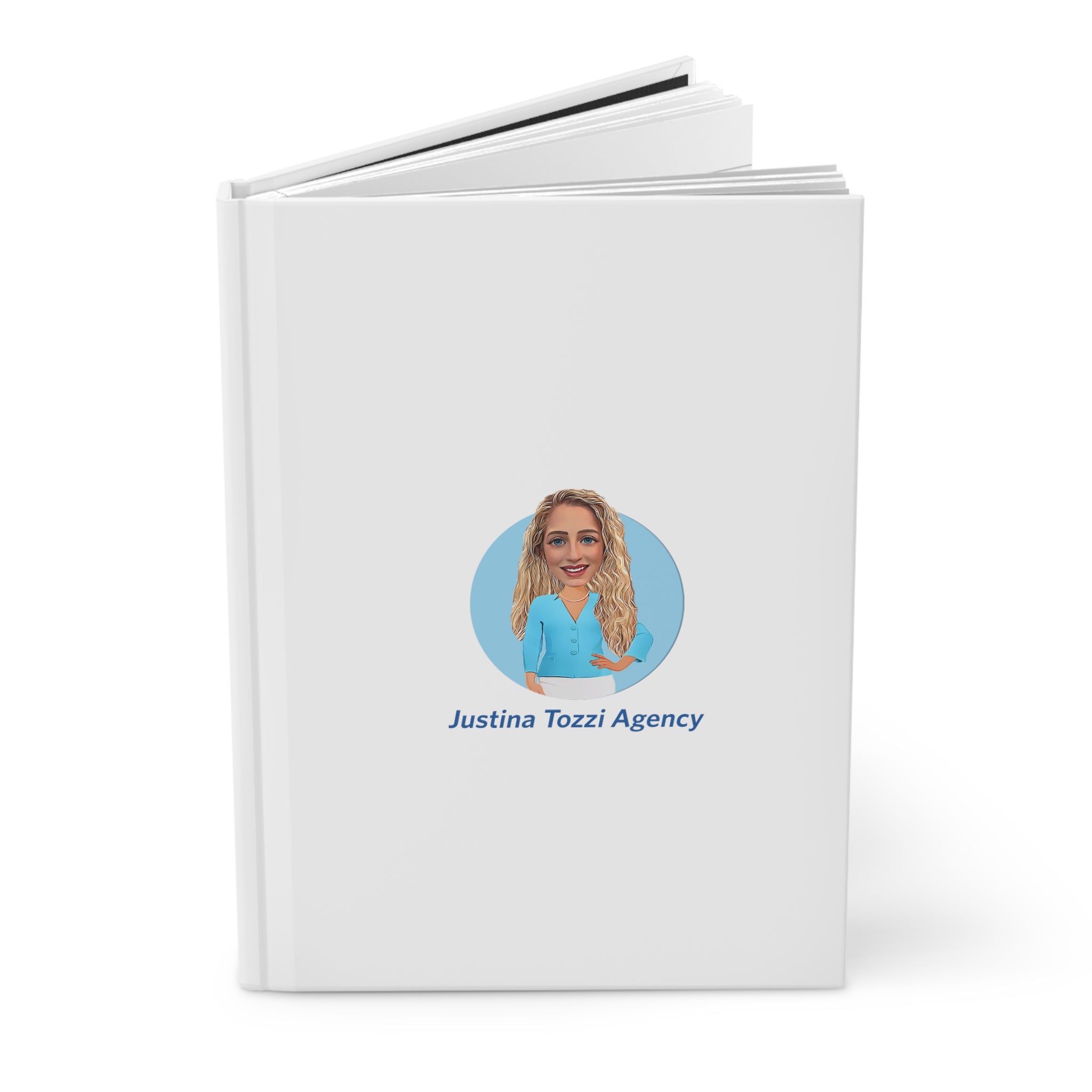 Justina Tozzi Agency Caricature Hardcover Journal Matte - Justina
