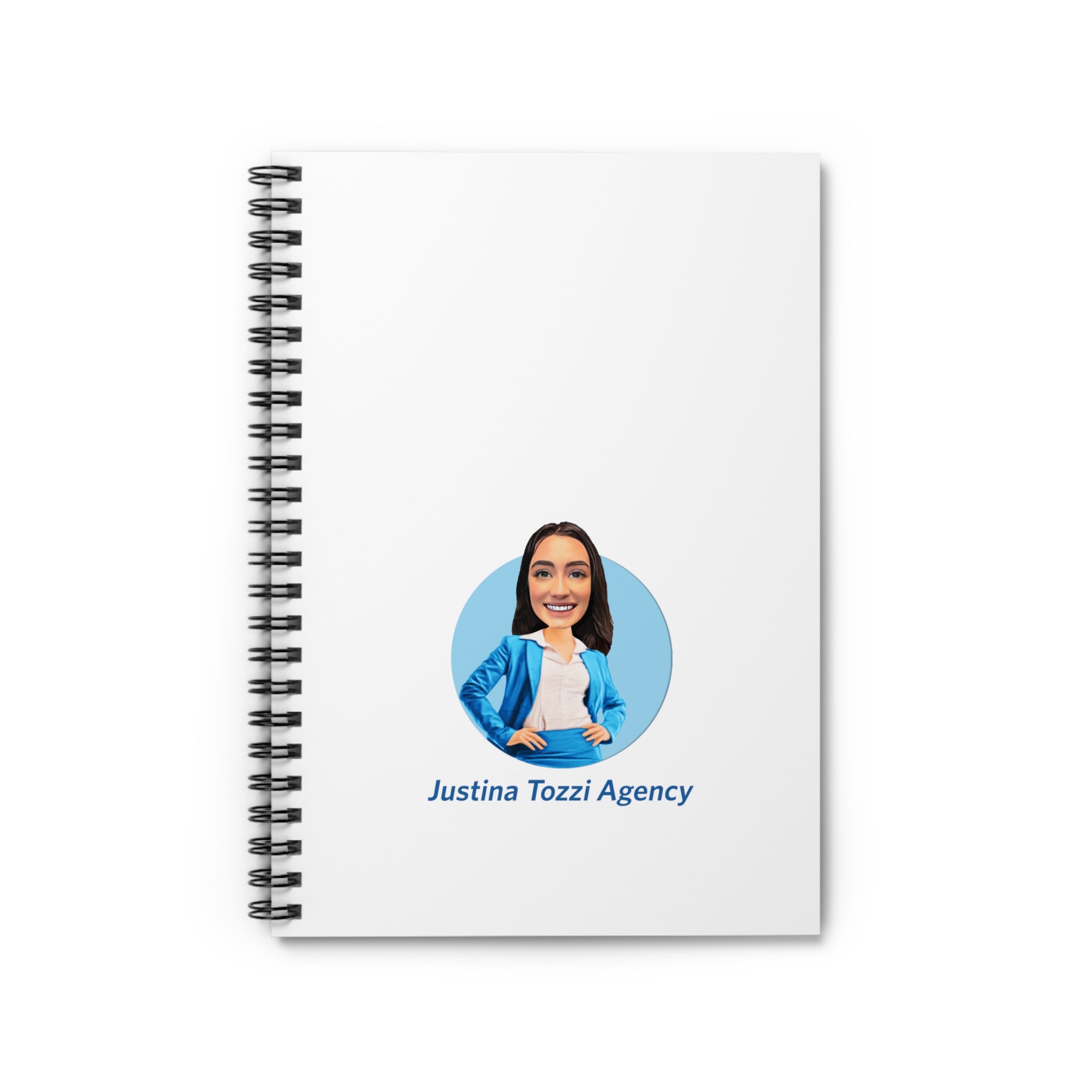 Justina Tozzi Agency  Caricature Spiral Notebook - Rebecca