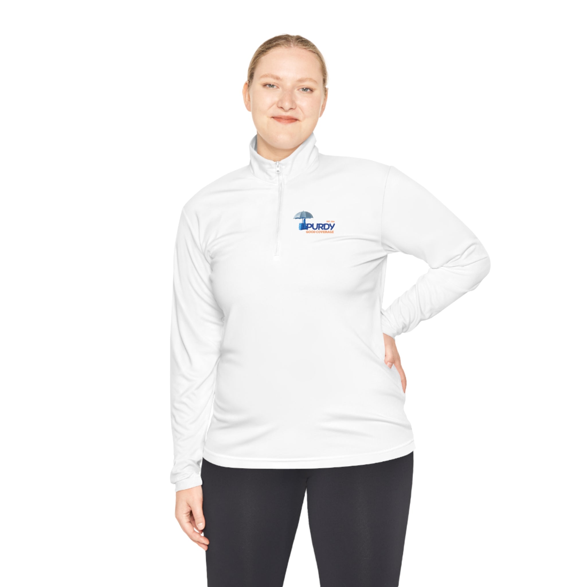 Unisex Quarter-Zip Pullover - Kevin Purdy Logo