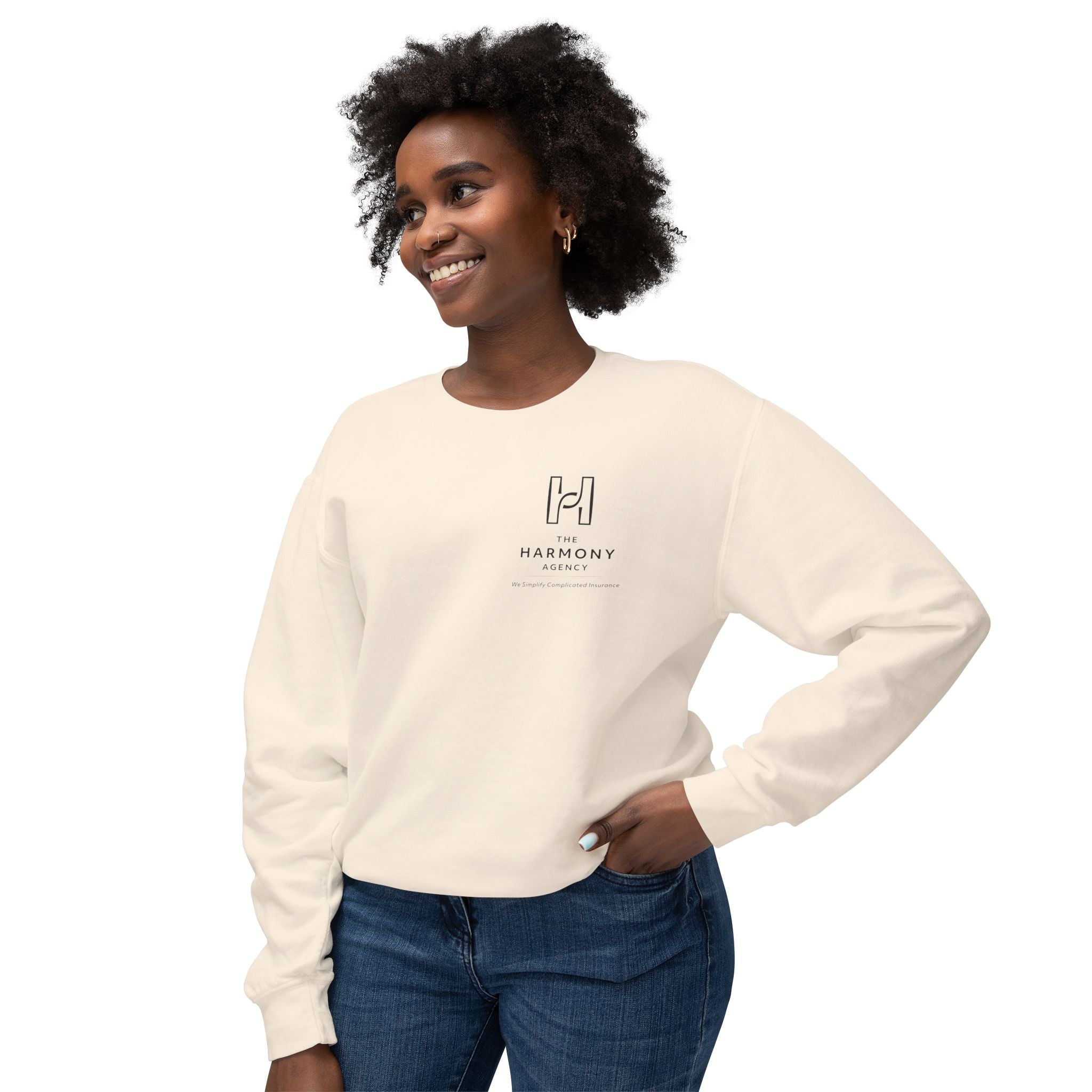 Angie Mikel Unisex Lightweight Crewneck Sweatshirt