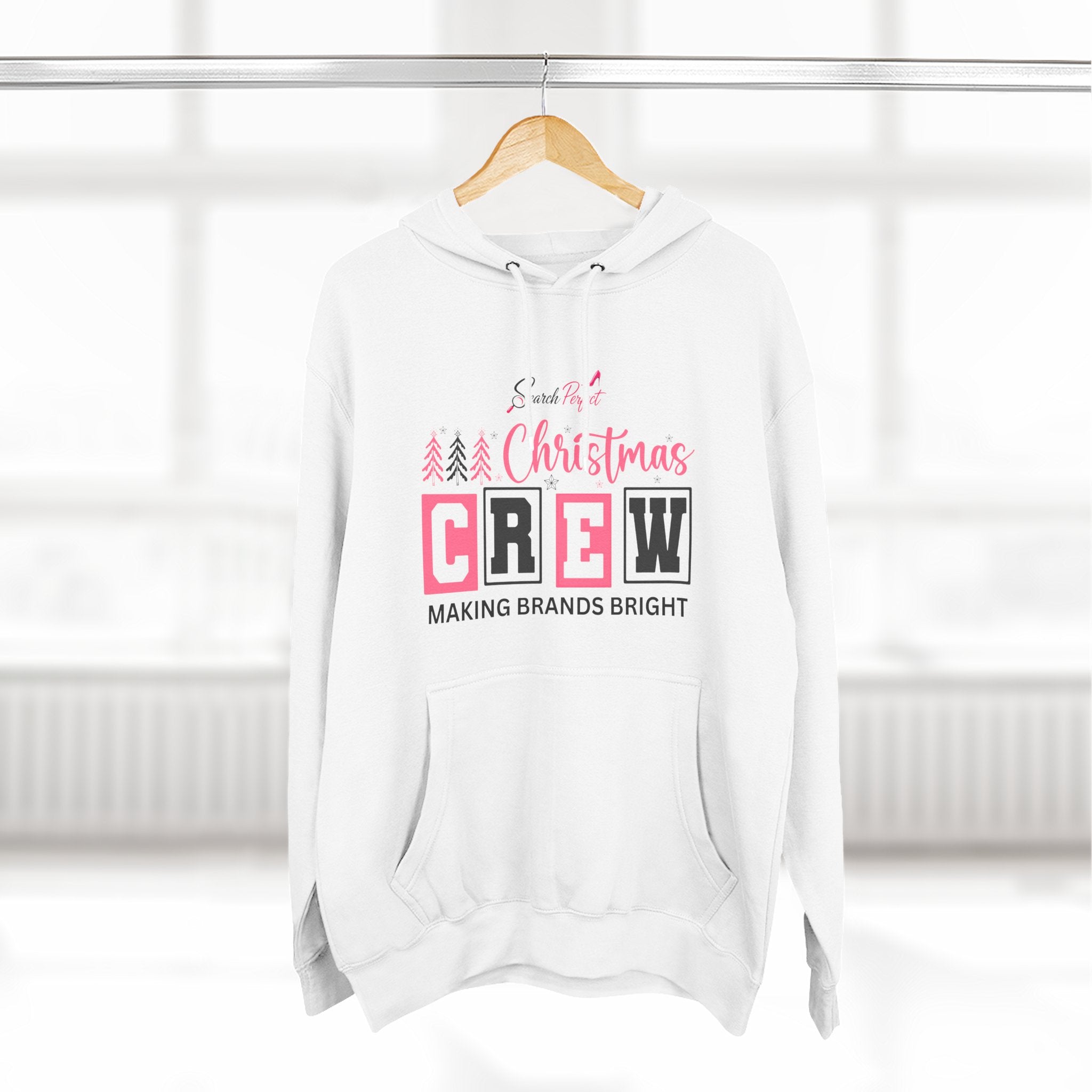 Christmas Crew Hoodie — Holiday Team Sweatshirt (Making Brands Bright)