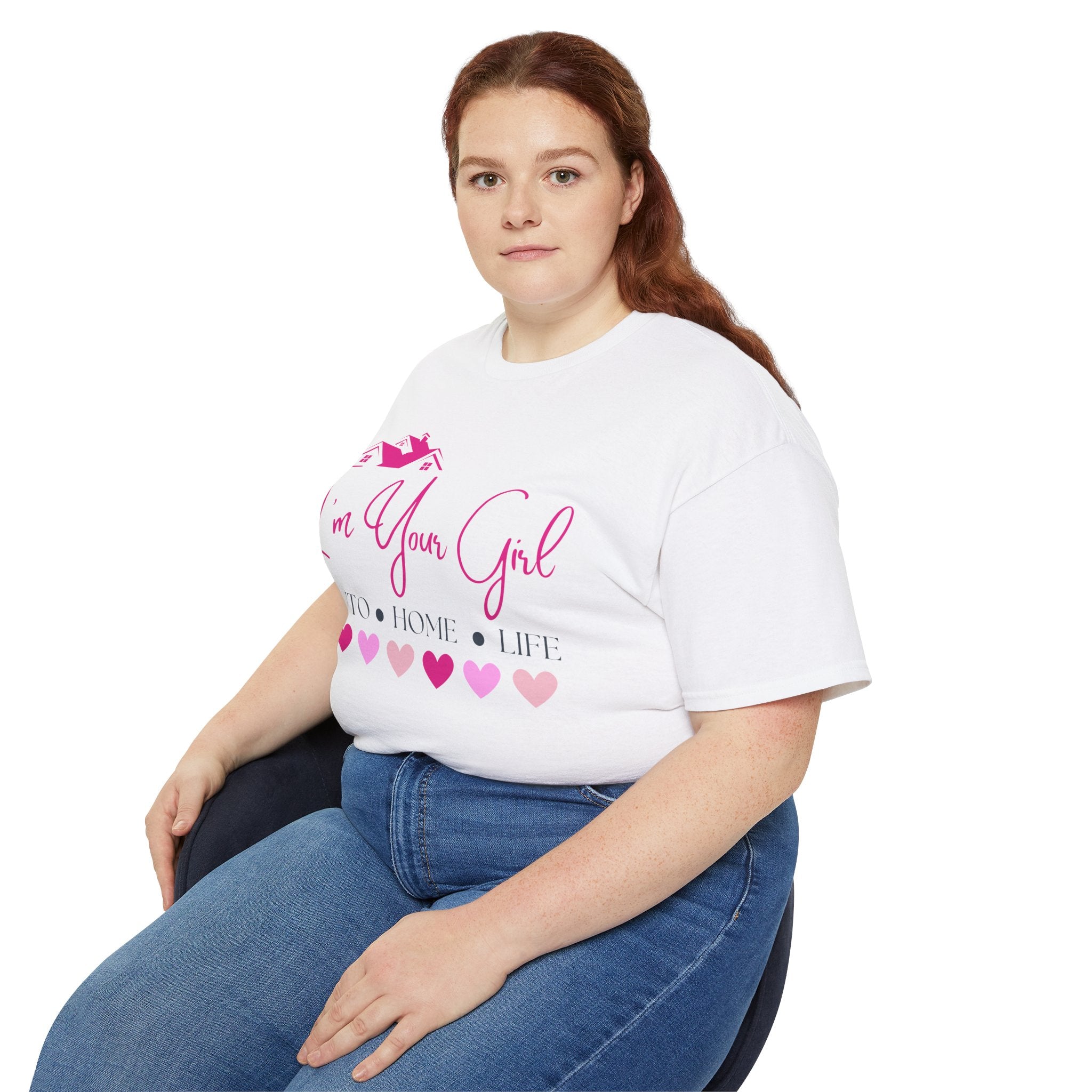 Insurance Agent Line Unisex Ultra Cotton Tee - I'm your girl Barbie pink