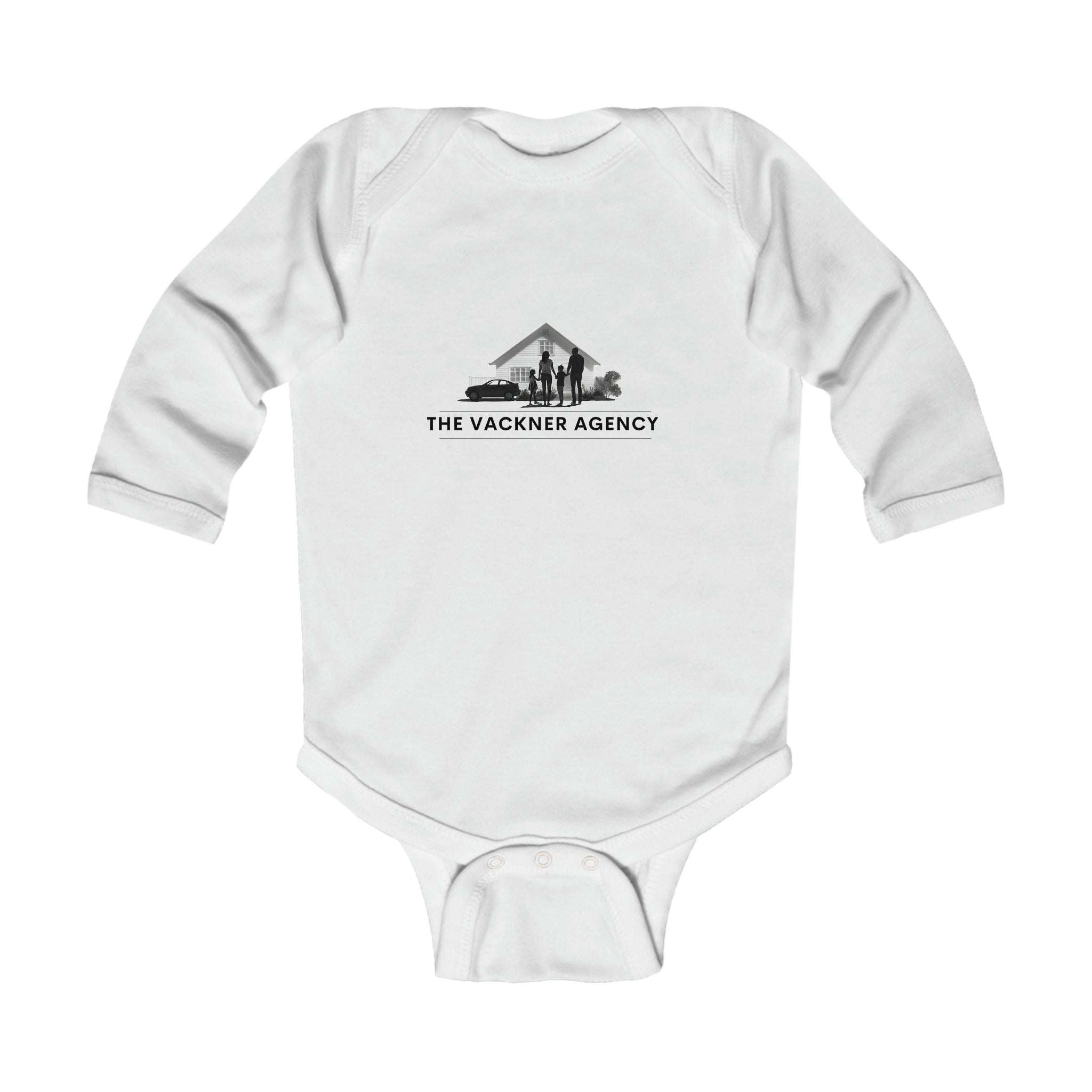 Melissa Vackner Agency Logo Infant Long Sleeve Bodysuit