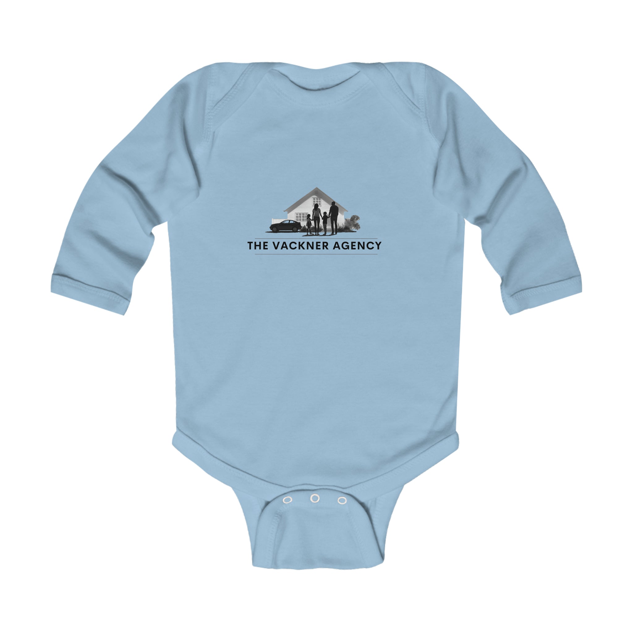 Melissa Vackner Agency Logo Infant Long Sleeve Bodysuit