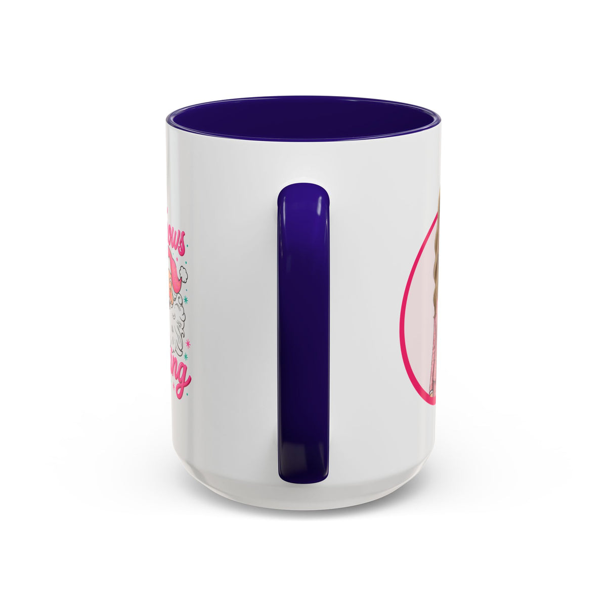 He Knows When You’re Not Ranking Funny Santa Mug with Caricature
