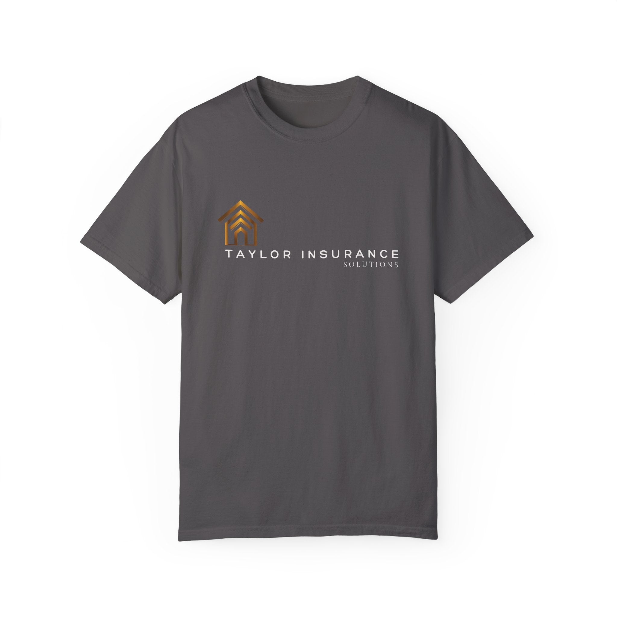 Unisex Garment-Dyed T-shirt White Logo - Monette Taylor