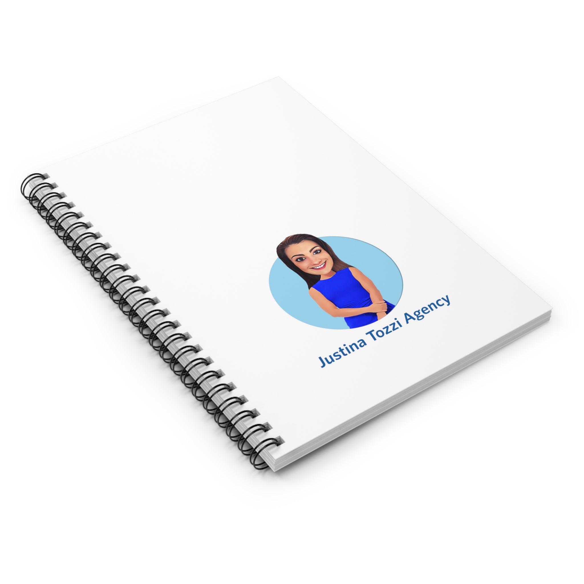 Justina Tozzi Agency  Caricature Spiral Notebook - Lauren