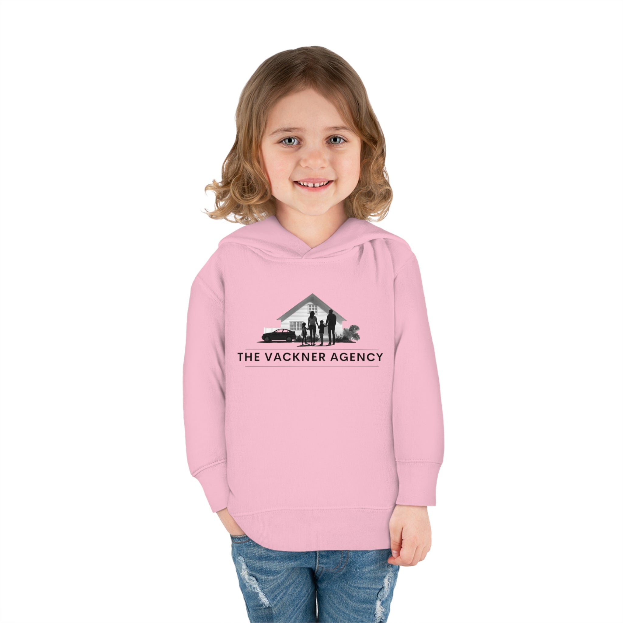 Melissa Vackner Agency Logo Toddler Pullover Fleece Hoodie