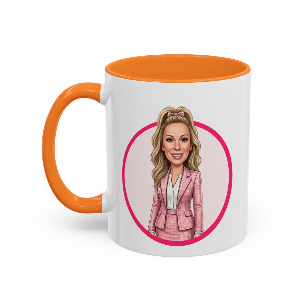 He Knows When You’re Not Ranking Funny Santa Mug with Caricature