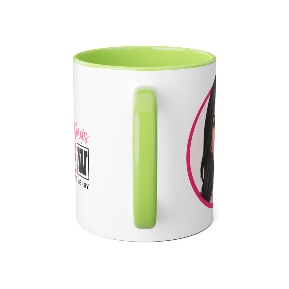 Rosa  Caricature Portrait Accent Mug — Search Perfect Caricature Christmas