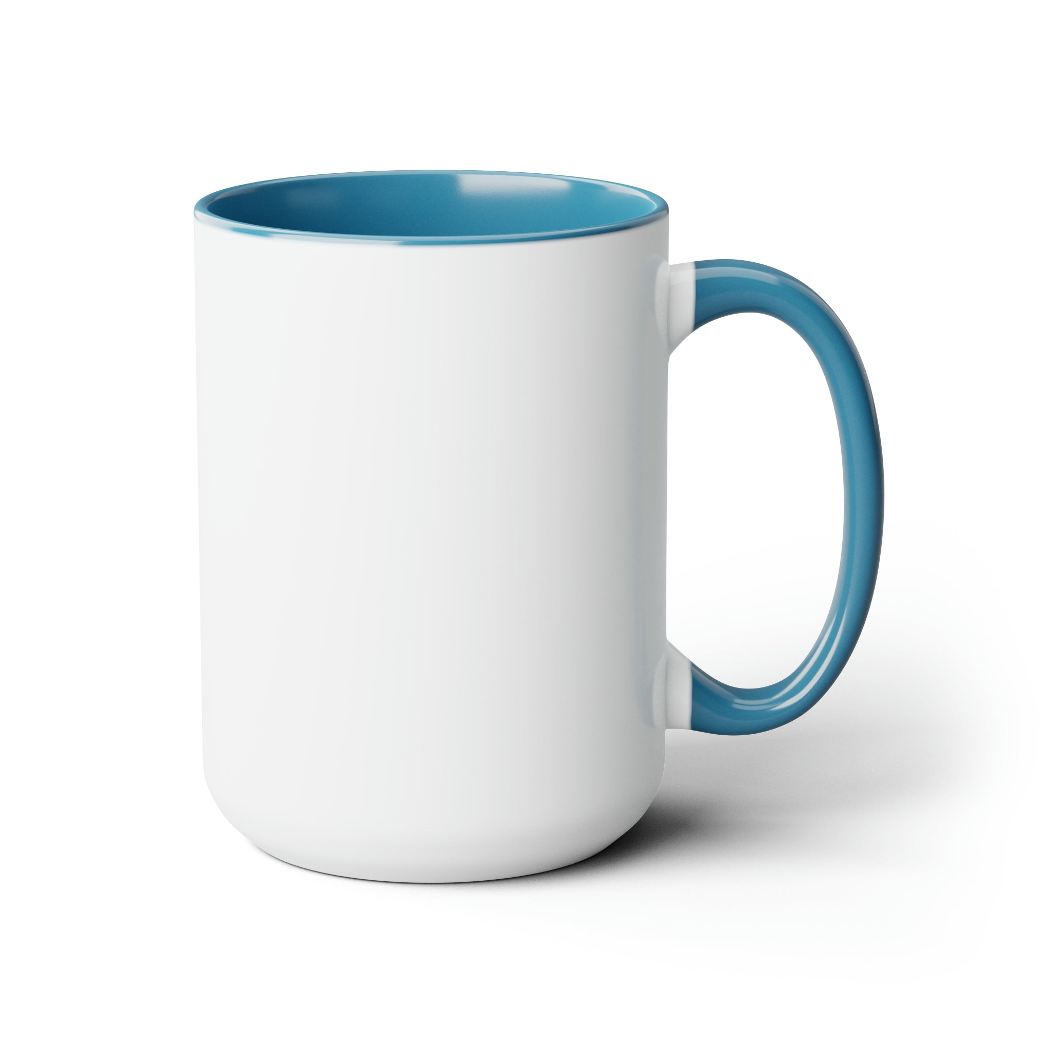 Justina Tozzi Agency Caricature Two-Tone Coffee Mugs, 15oz - Ashley