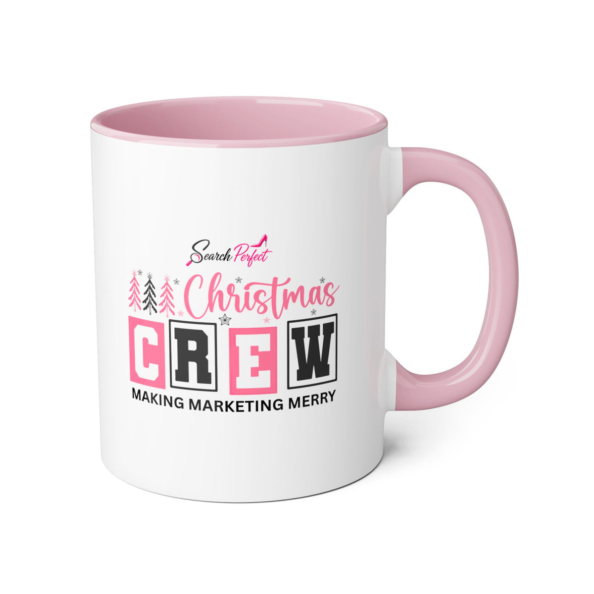 Cyndy Caricature Portrait Accent Mug — Search Perfect Caricature Christmas