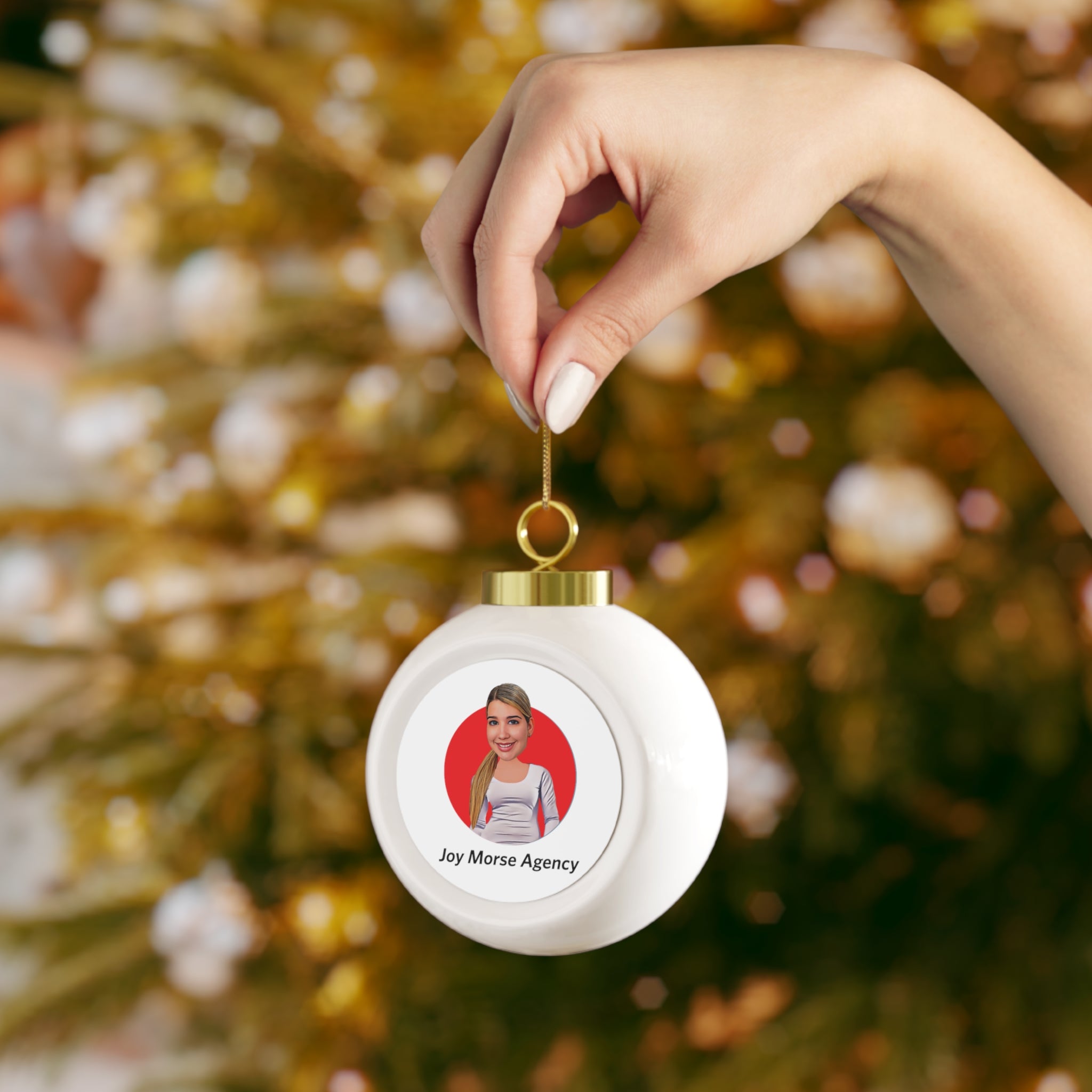 Joy Morse Agency Christmas Ball Ornament - Liayns