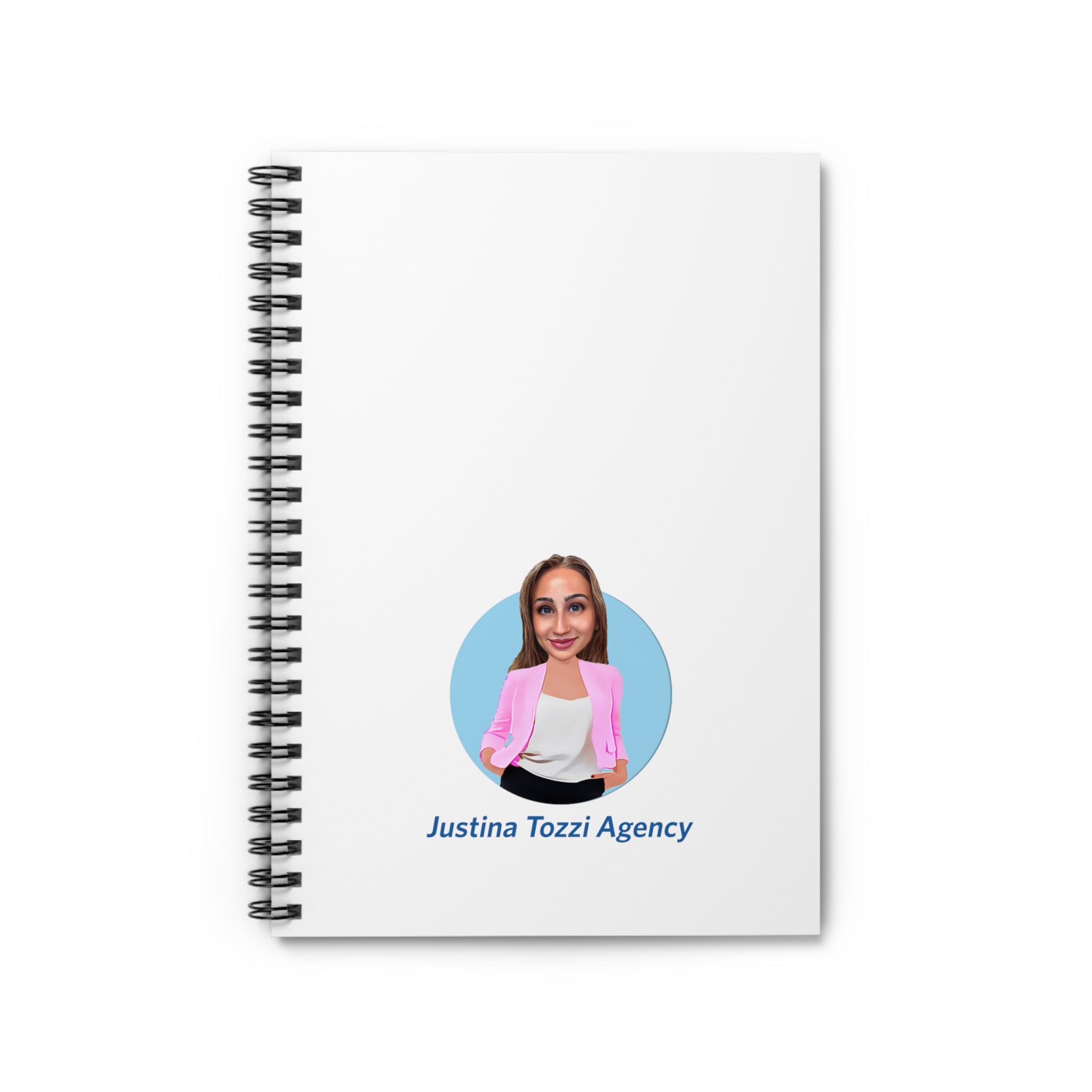 Justina Tozzi Agency  Caricature Spiral Notebook - Amanda
