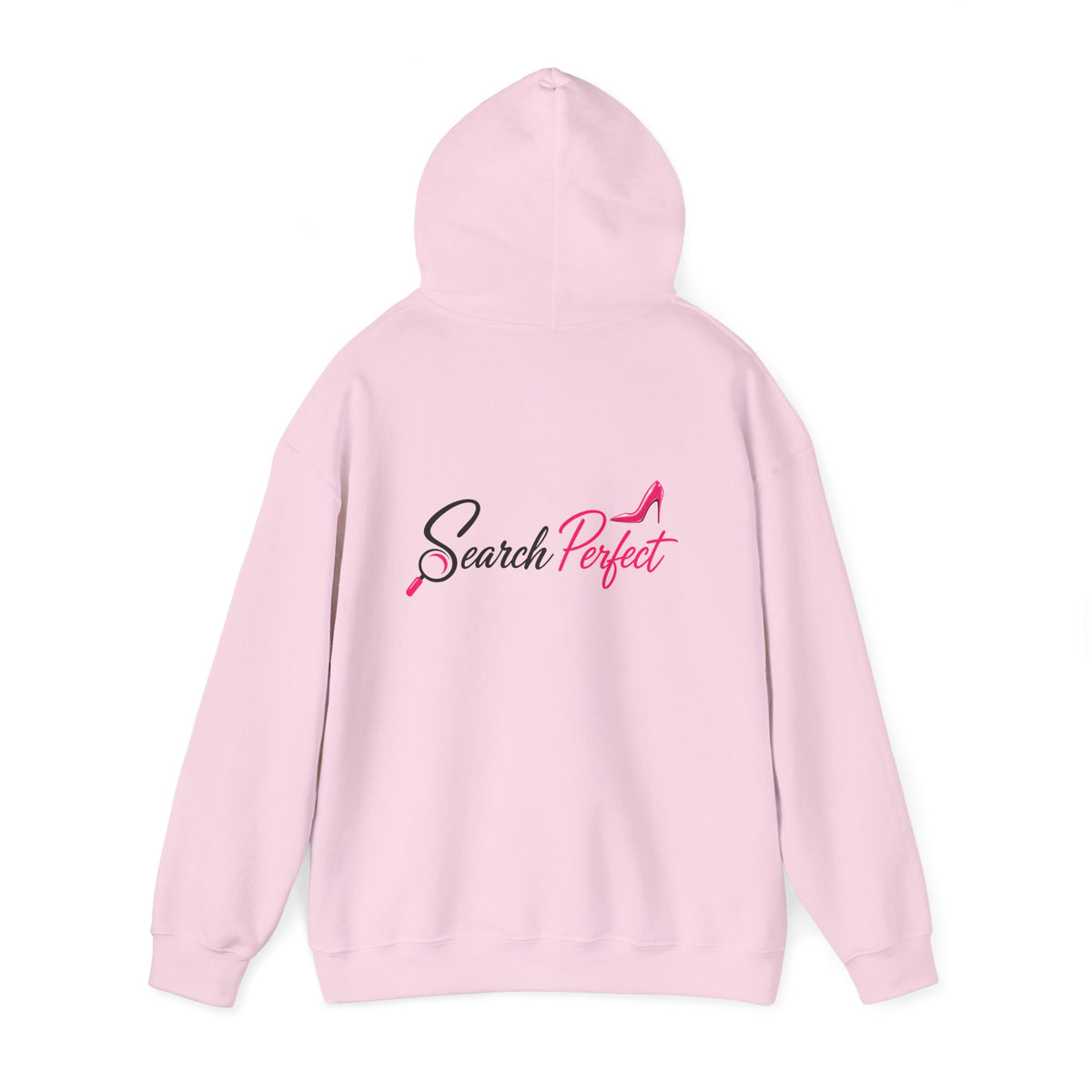 Santa Graphic Hoodie — "He Knows When You’re Not Ranking" SEO Funny Holiday Hoodie (Search Perfect Back)