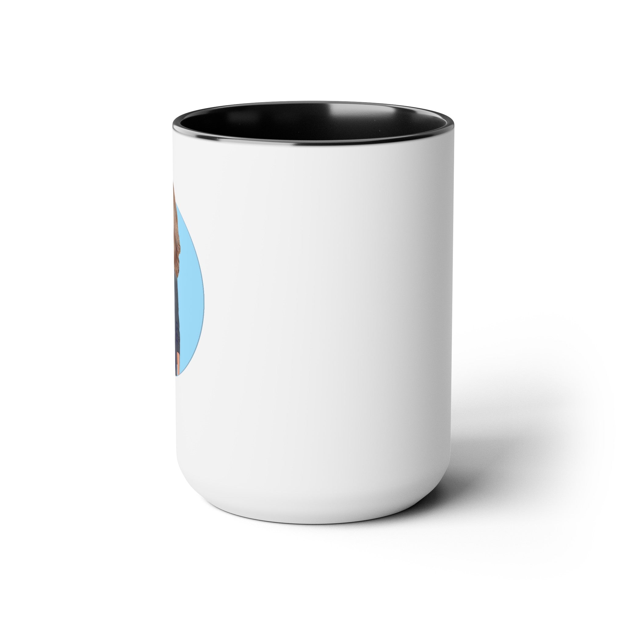 Kevin Purdy Agency  Caricature Two-Tone Coffee Mugs, 15oz - Nicole
