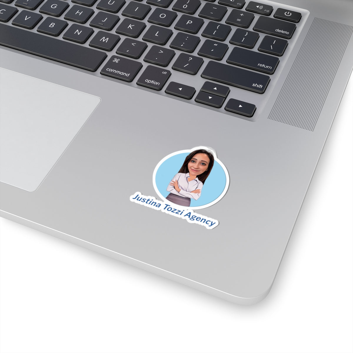 Justina Tozzi Agency Caricature Kiss-Cut Stickers - Ashley
