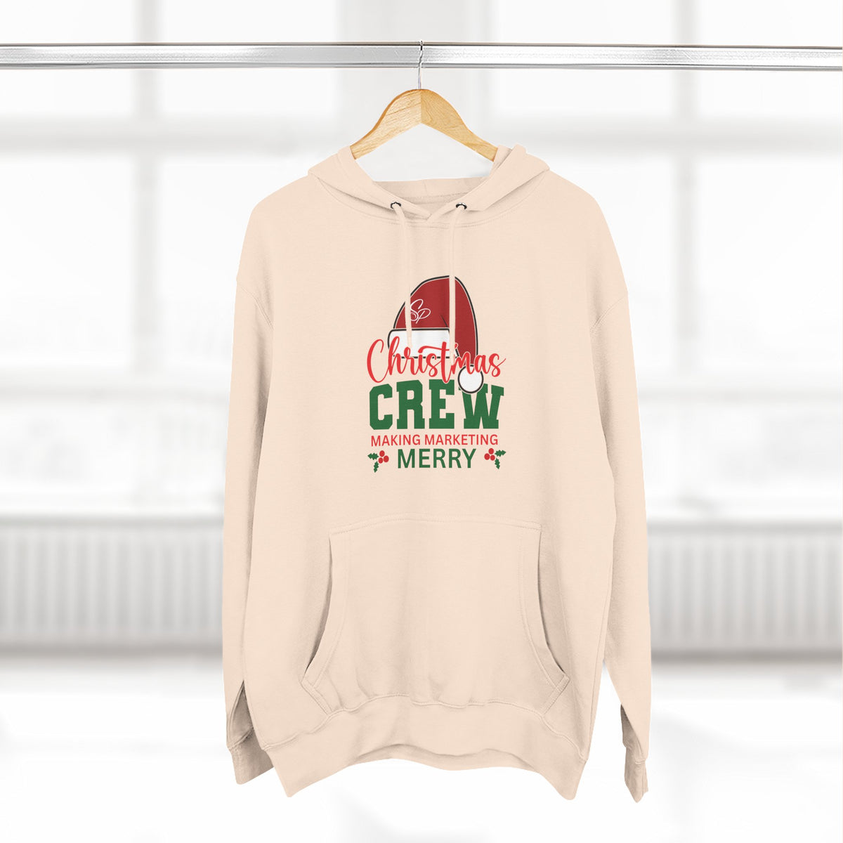 Unisex Christmas Crew Hoodie -  Search Perfect Making Marketing Merry Holiday Sweatshirt