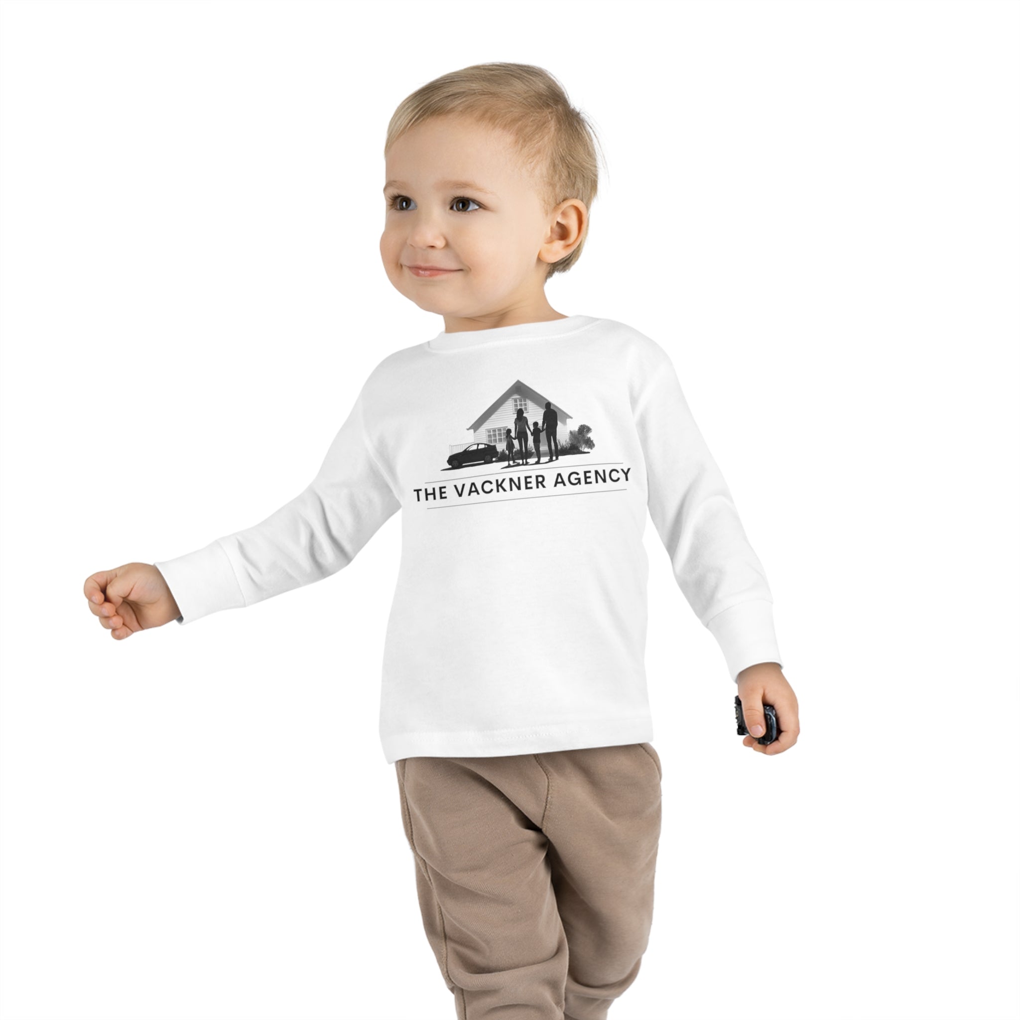 Melissa Vackner Agency Logo Toddler Long Sleeve Tee