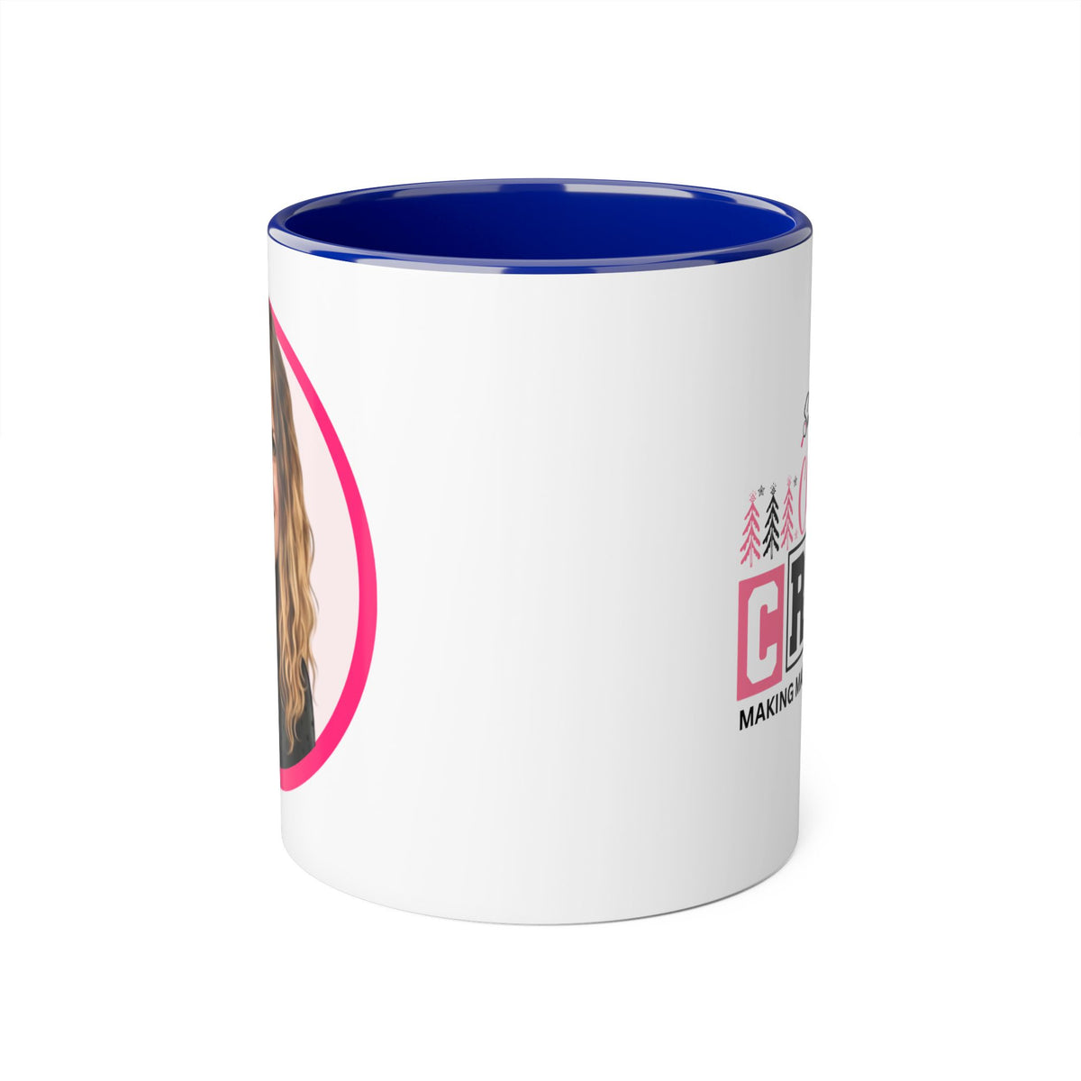 Penni  Caricature Portrait Accent Mug — Search Perfect Caricature Christmas