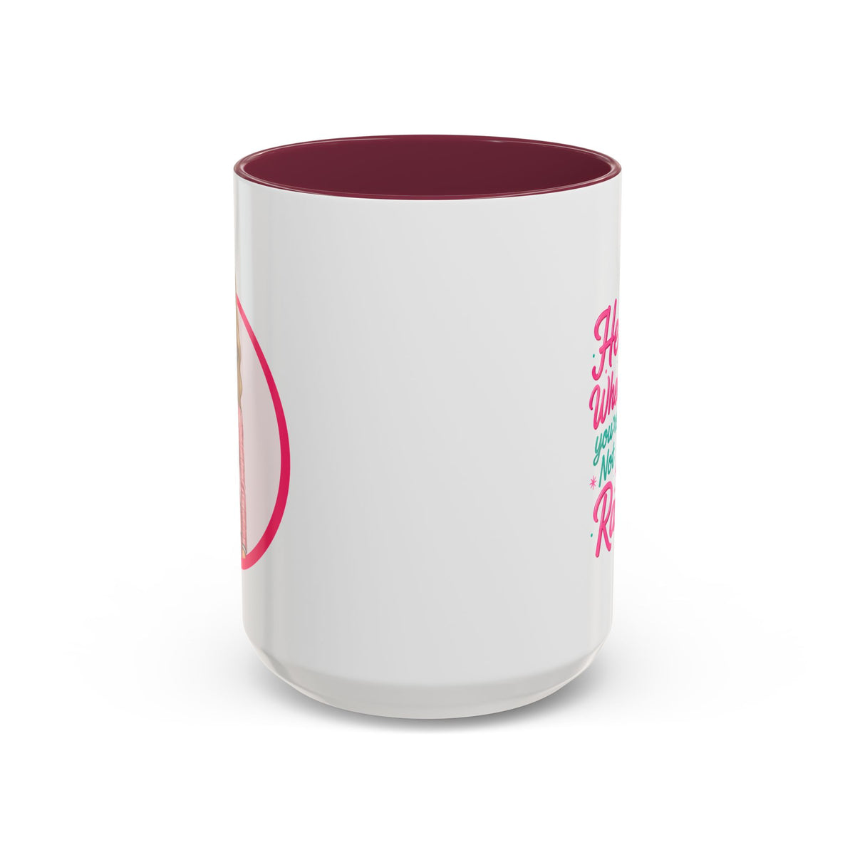 He Knows When You’re Not Ranking Funny Santa Mug with Caricature