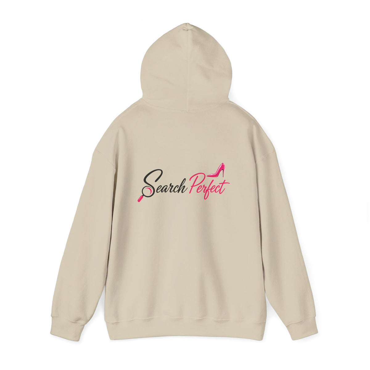 Santa Graphic Hoodie — "He Knows When You’re Not Ranking" SEO Funny Holiday Hoodie (Search Perfect Back)