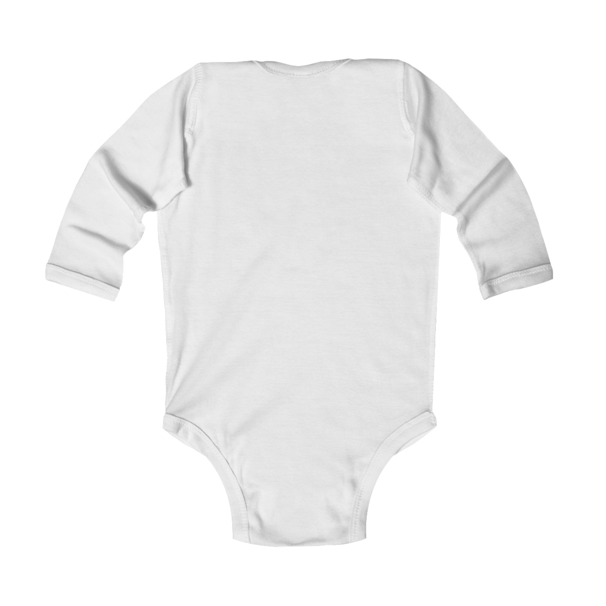 Infant Long Sleeve Bodysuit White Logo - Monette Taylor