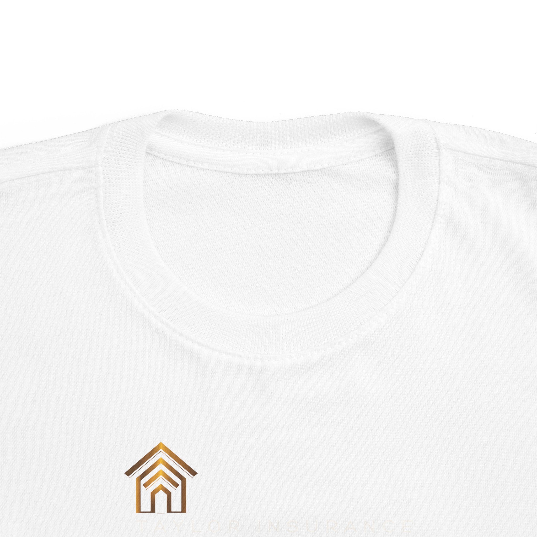 Toddler's Fine Jersey Tee White Logo - Monette Taylor