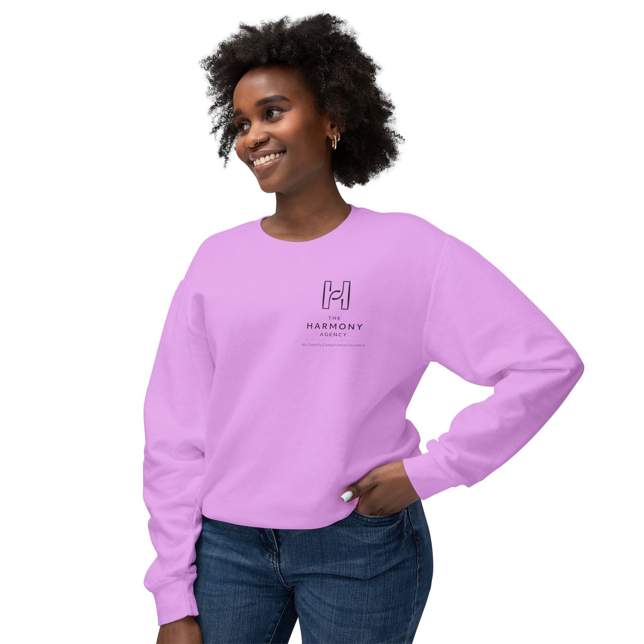 Angie Mikel Unisex Lightweight Crewneck Sweatshirt
