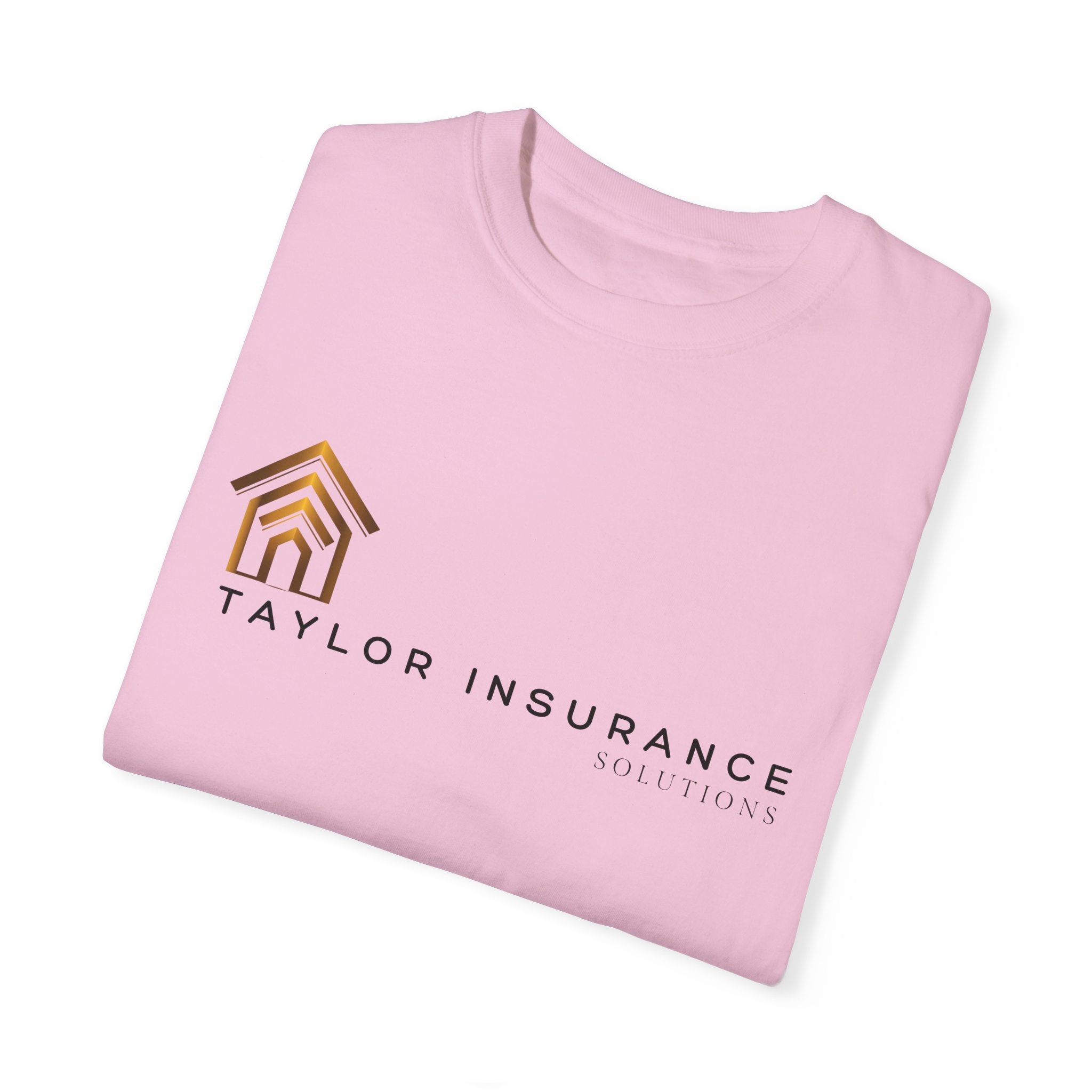 Unisex Garment-Dyed T-shirt Black Logo - Monette Taylor