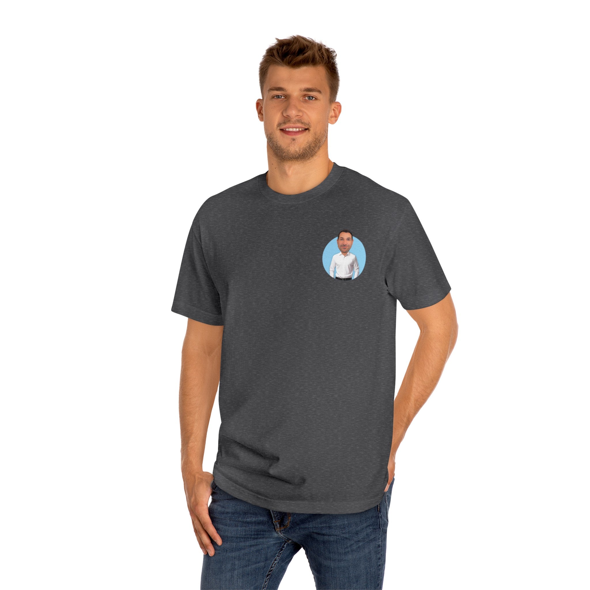 Kevin Purdy Unisex Classic Tee - Caricature & Logo Patrick