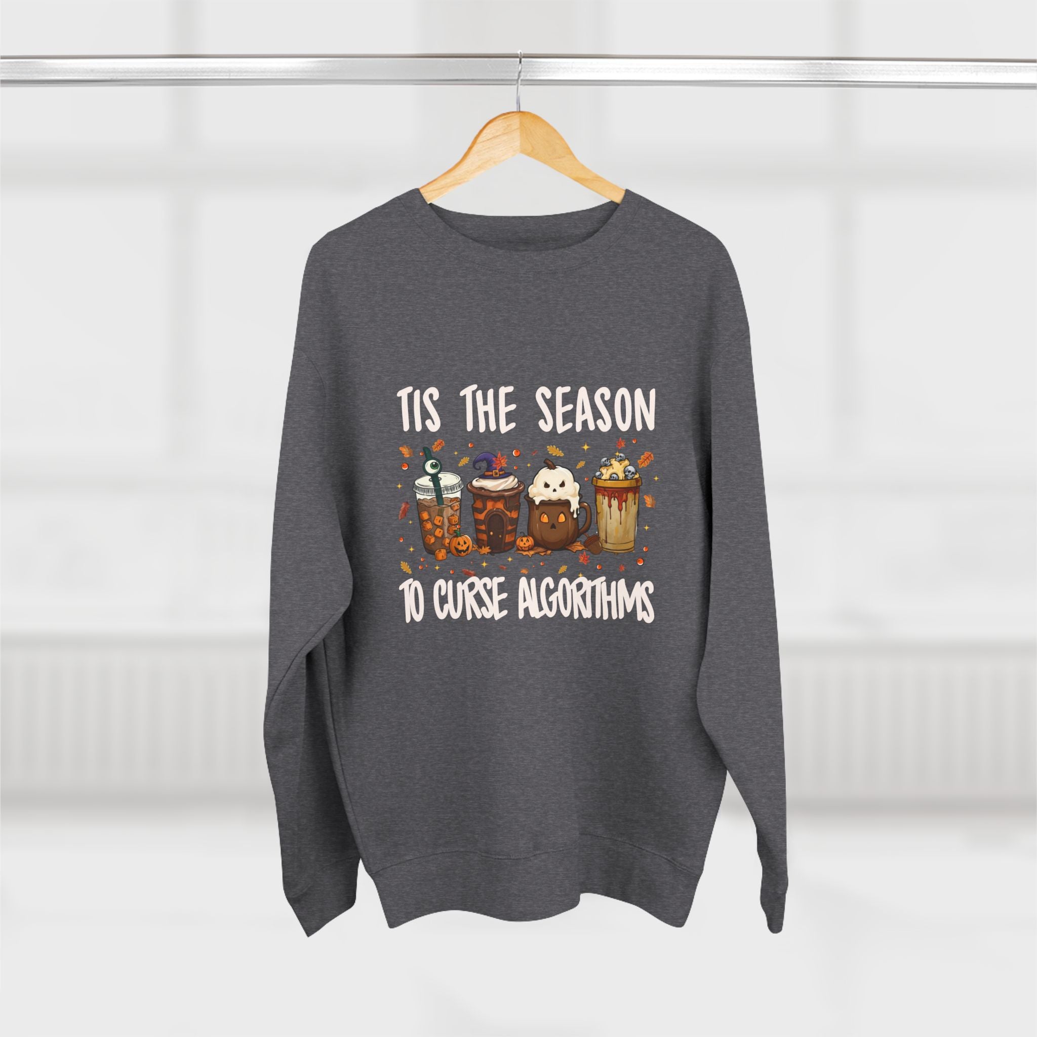 Tis the Season Marketing Unisex Crewneck Sweatshirt, Casual Gift, Halloween Apparel, Office Humor Clothing, Relaxed Fit Sweatshirt