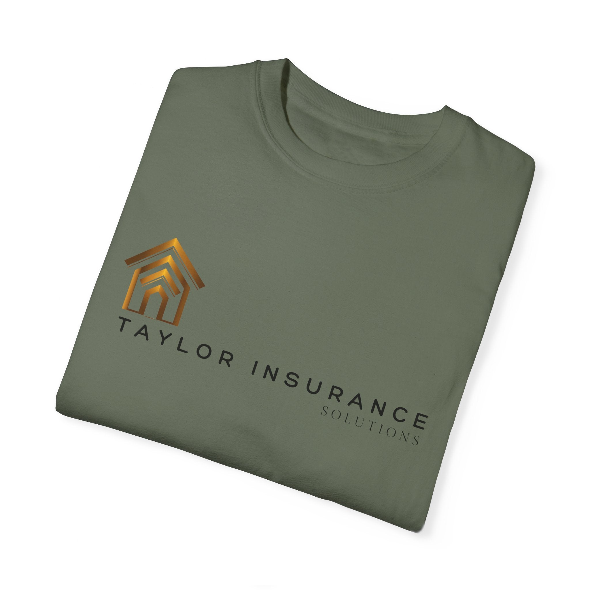 Unisex Garment-Dyed T-shirt Black Logo - Monette Taylor